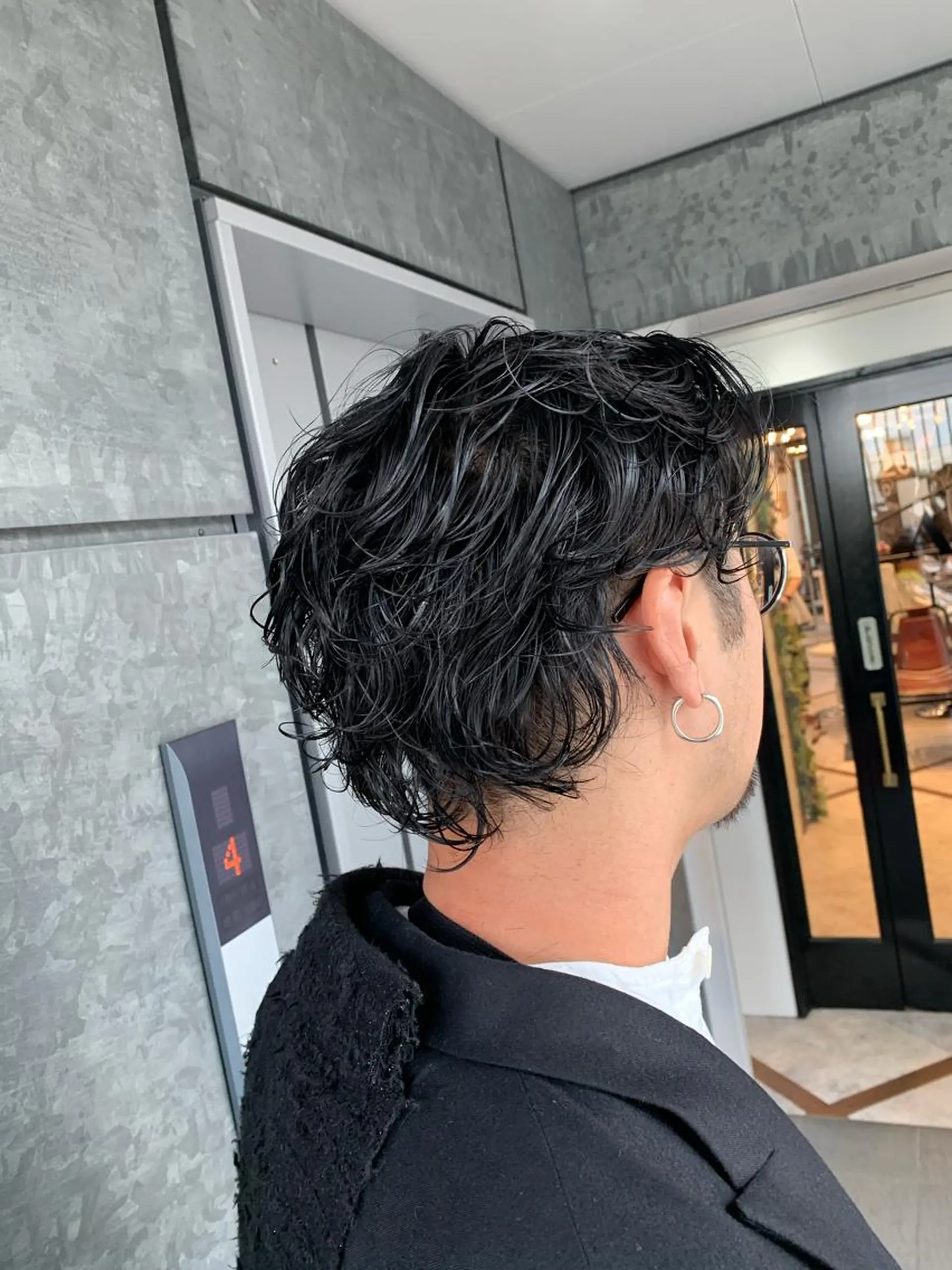 パーマ メンズ メンズパーマ aguhair jour所属・髪質改善/白髪ぼかし KENTAのヘアスタイル