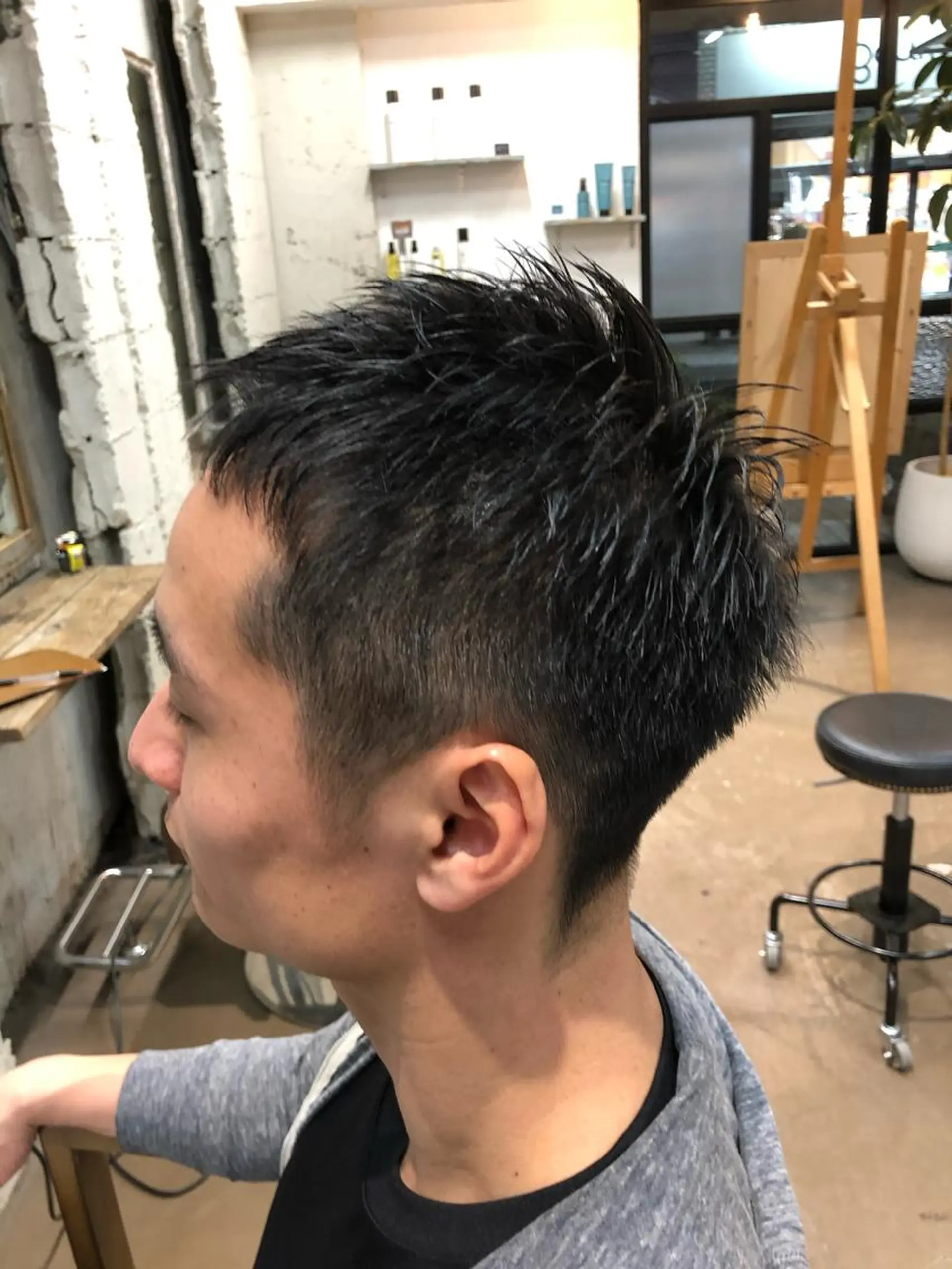 メンズ 刈り上げ メンズベリーショート 桐原 竜也のヘアスタイル