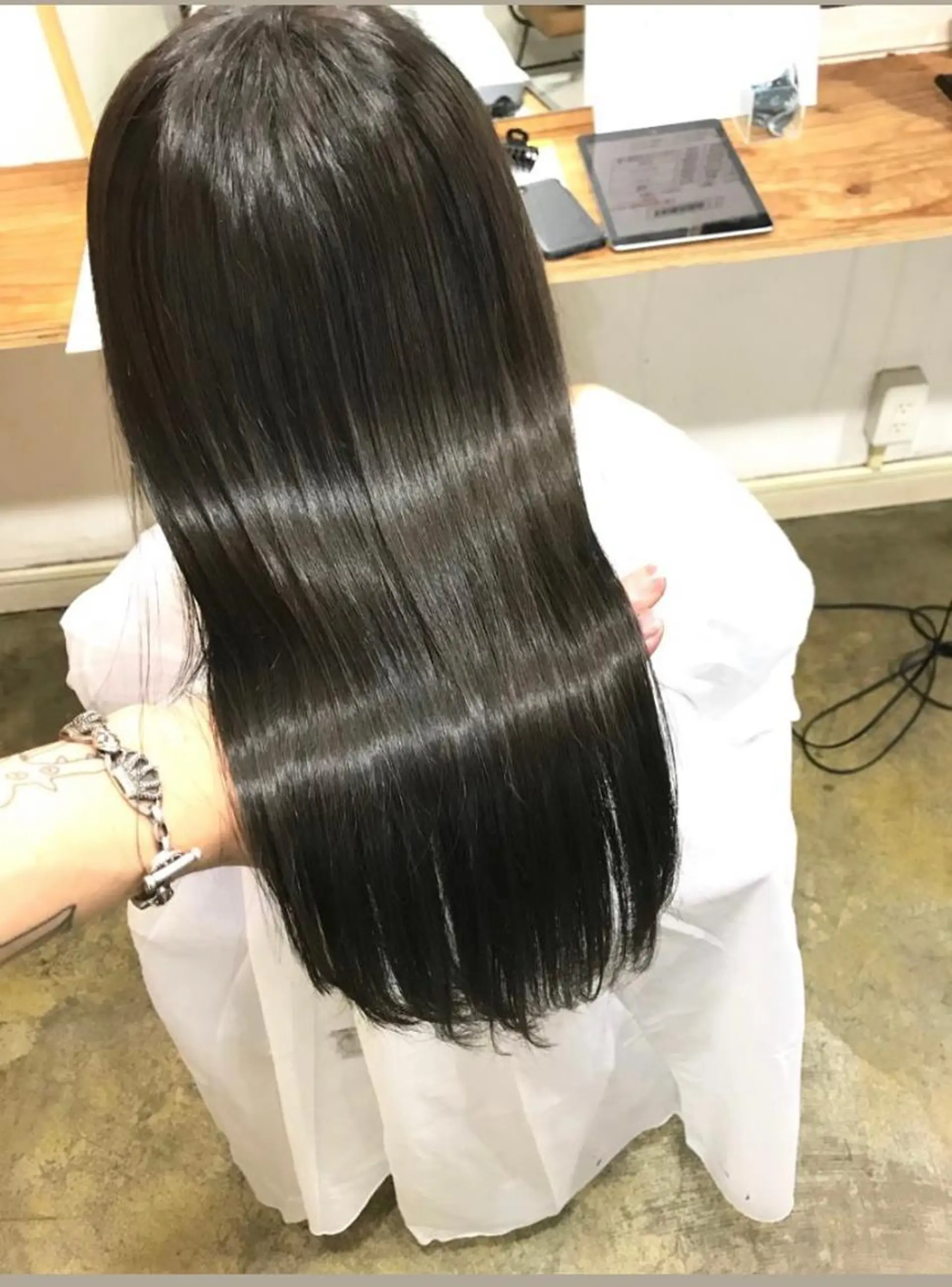 ロング カラー 韓国風ヘア カット ヘアカラー トリートメント 🌸髪質改善特化🌸 店長　ゆうやのヘアスタイル