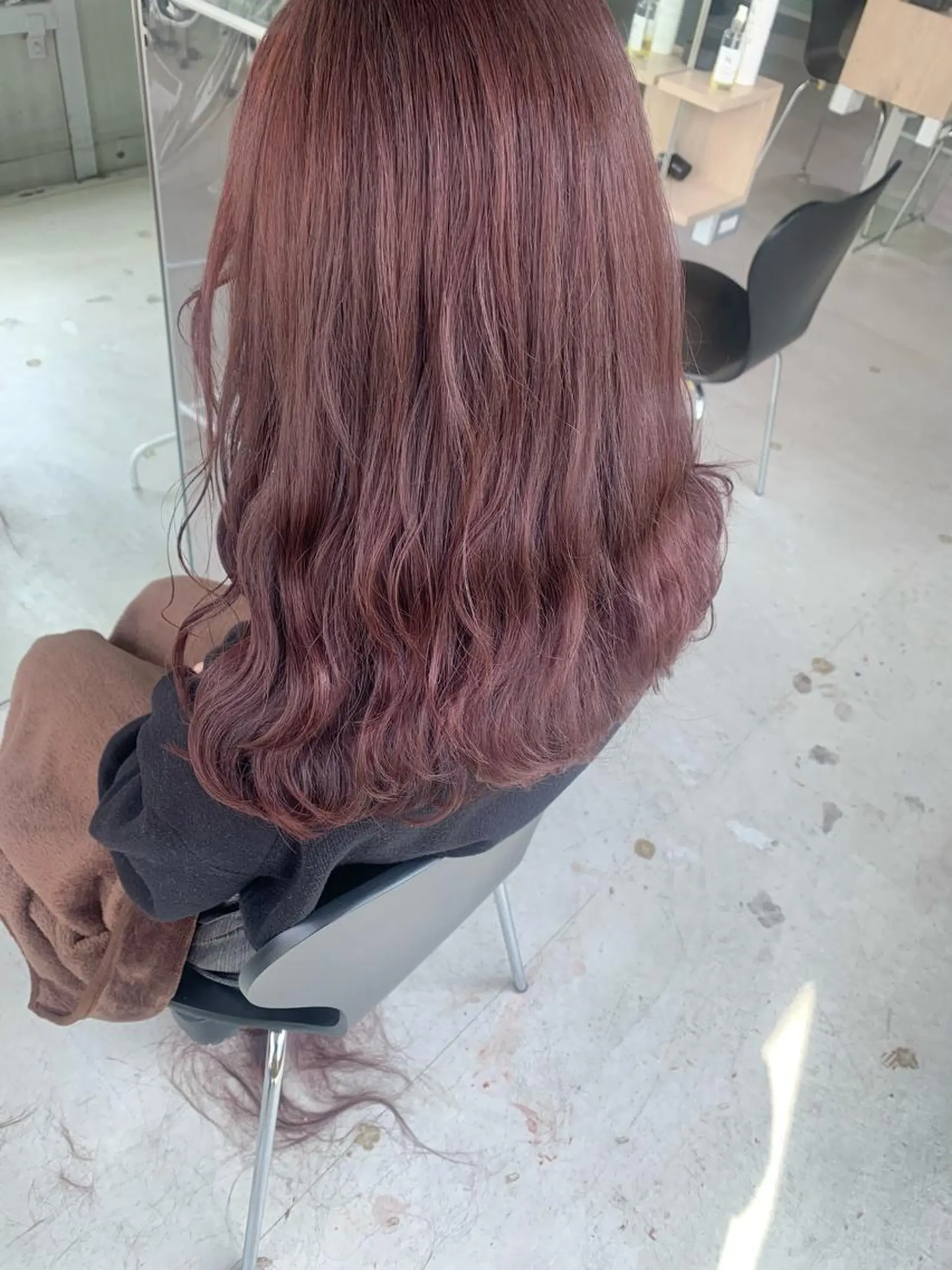 セミロング カラー ヘアカラー トリートメント 暖色/まろベージュ/ シカタユウカのヘアスタイル