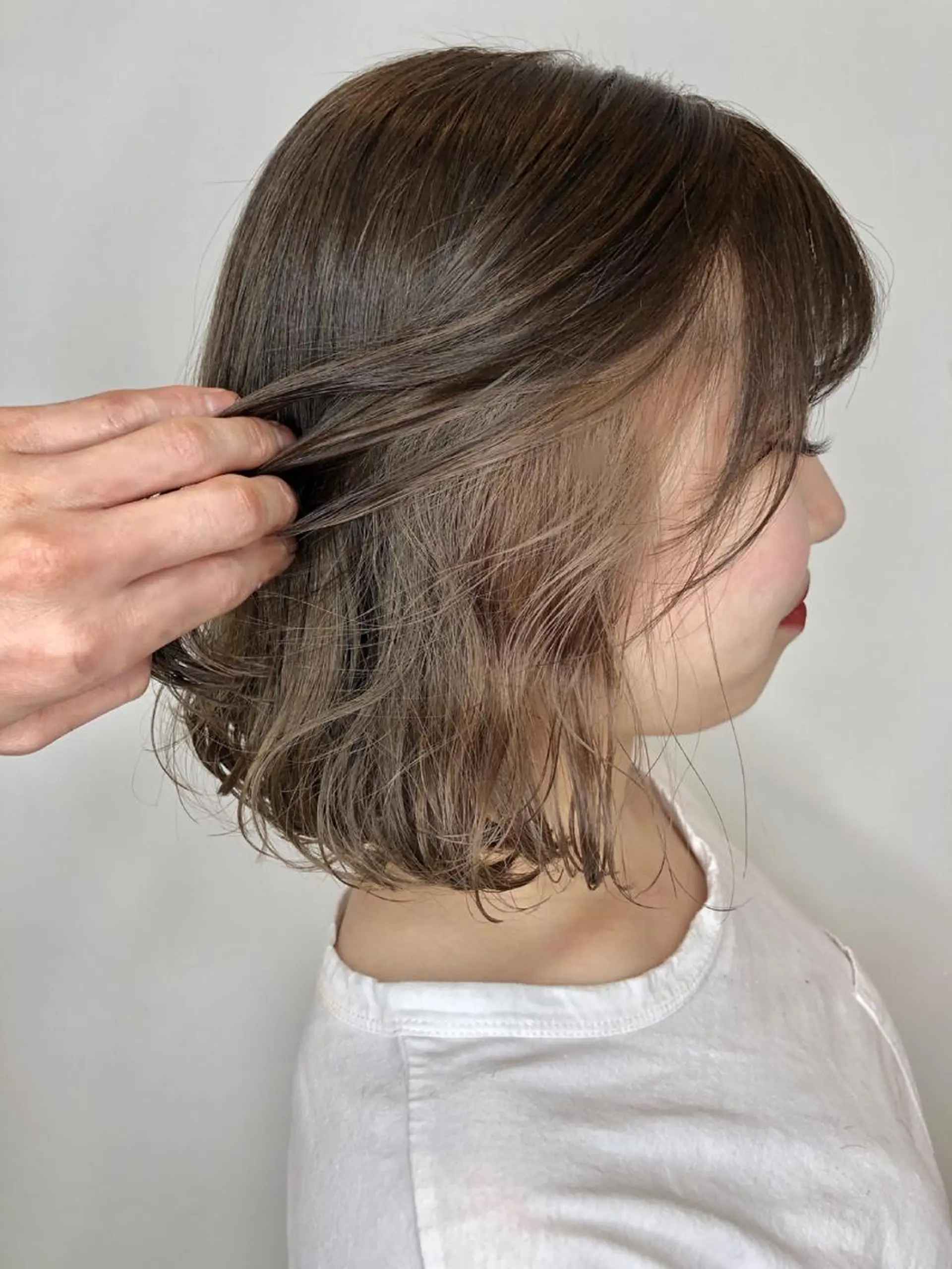 ミディアム エクステ 美髪改善・ストレート 🌿エクステ/カンジのヘアスタイル