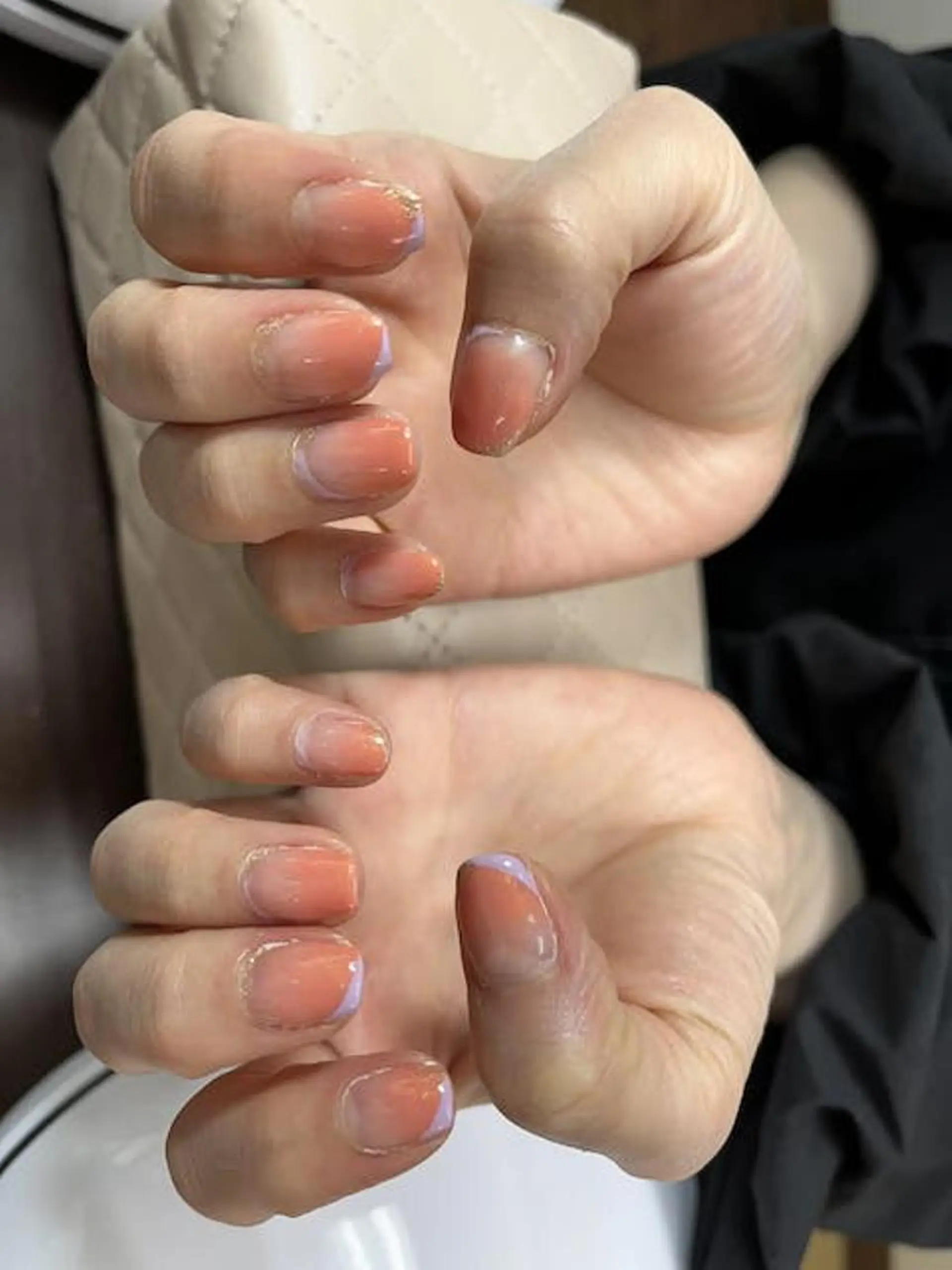 ネイル アートネイル イースター フレンチネイル ジェルネイル グラデーション FASTNAIL PLUS 新宿店のネイルデザイン