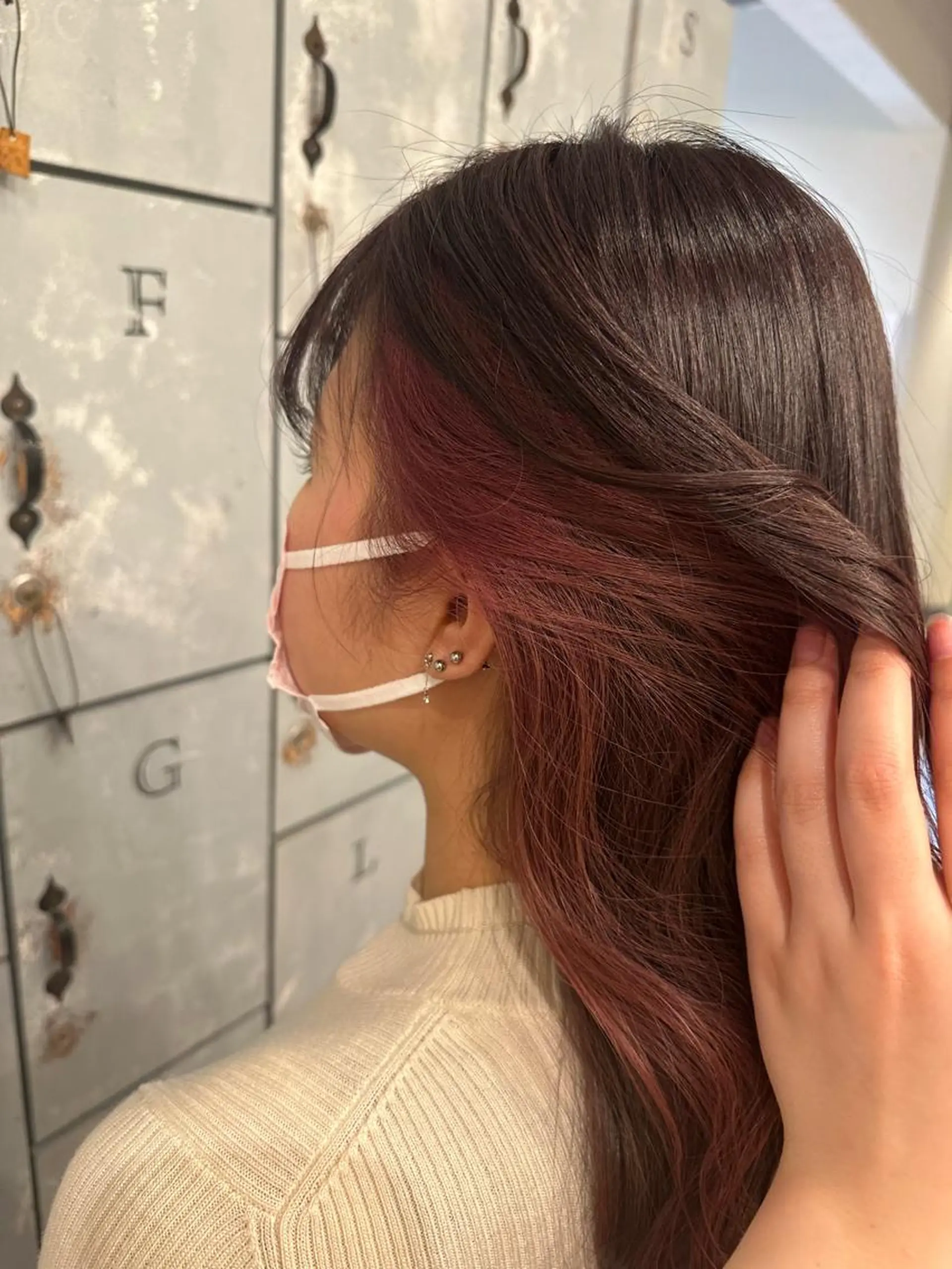 ロング カラー 小島 咲音/艶カラー /酸性ストレートのヘアスタイル