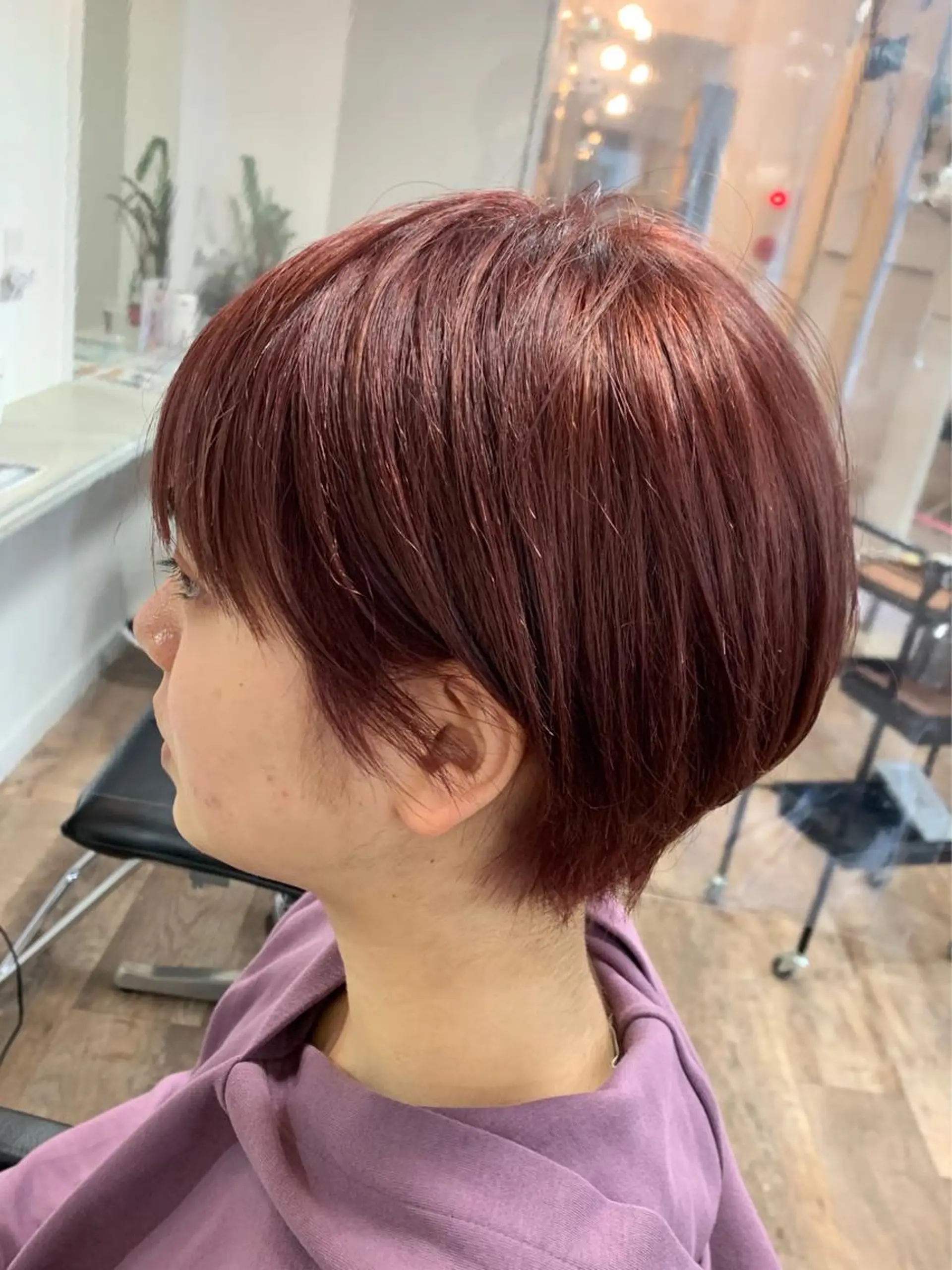 ショート GO TODAY SHAIR SALON 梅田NU茶屋町店所属・田中成美/レイヤー カット/透明感カラーのヘアスタイル