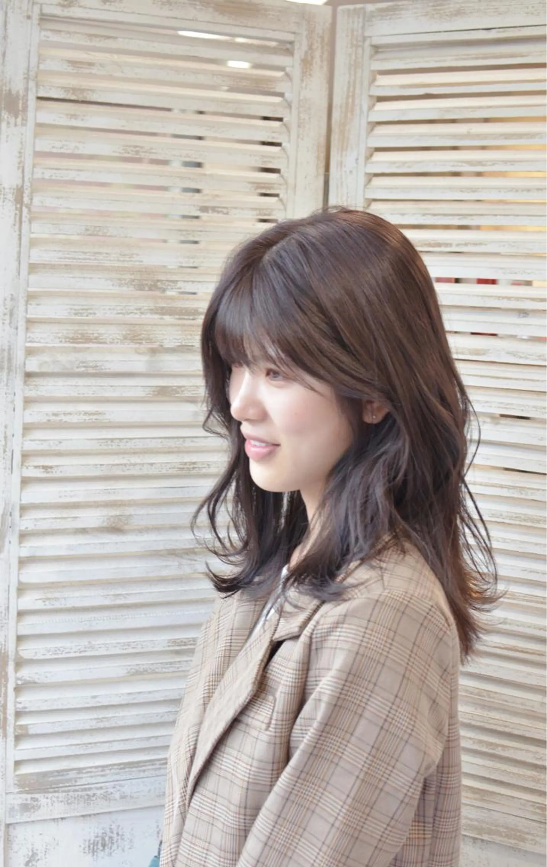 セミロング Hues所属・上村 ダイスケのヘアスタイル