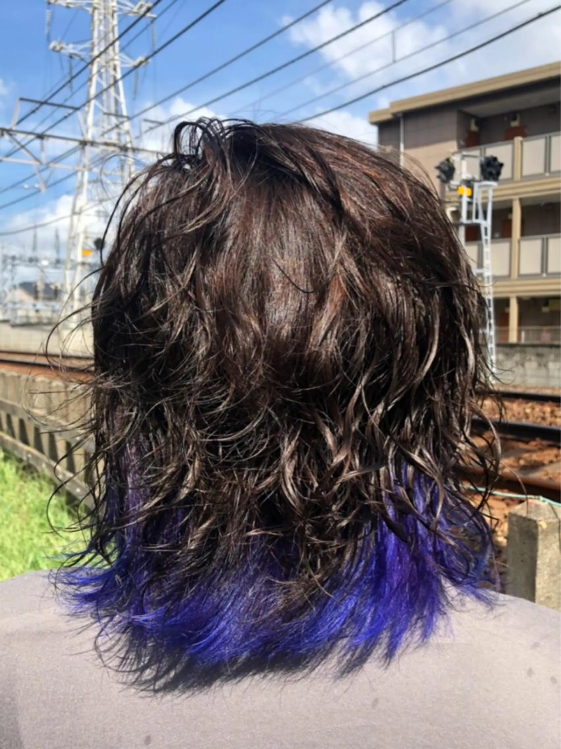 カラー アッシュ ブリーチ ブルーカラー バイオレットカラー ヘアカラー hair salon NORTE所属・齋田 夏美のヘアスタイル