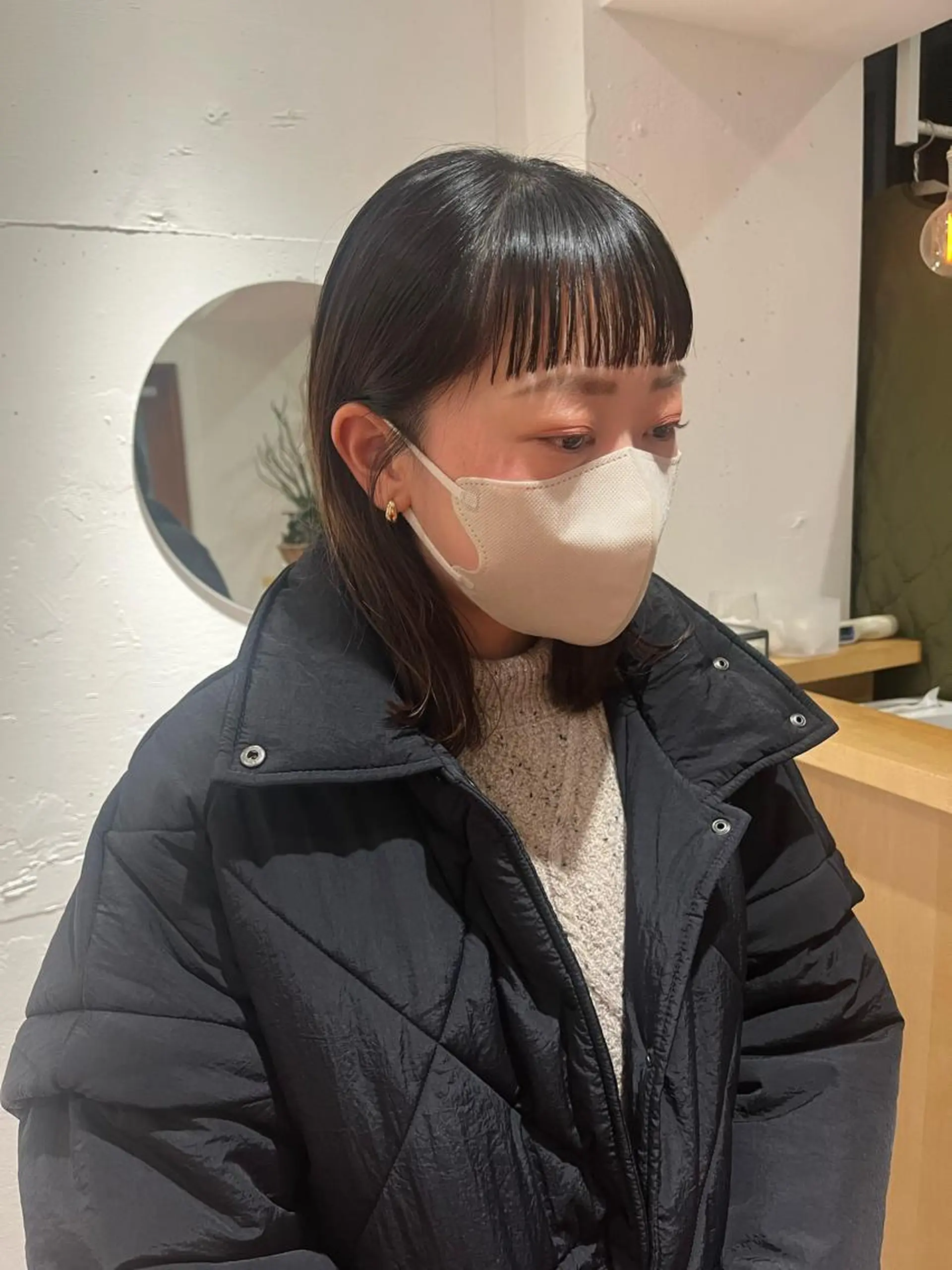 ミディアム カラー パーマ ヘアアレンジ メンズ キッズ ネイル マツエク・マツパ アイブロウ オン眉 ワイドバング お洒落パーマ/ボブ ❄️Tomoka❄️のヘアスタイル