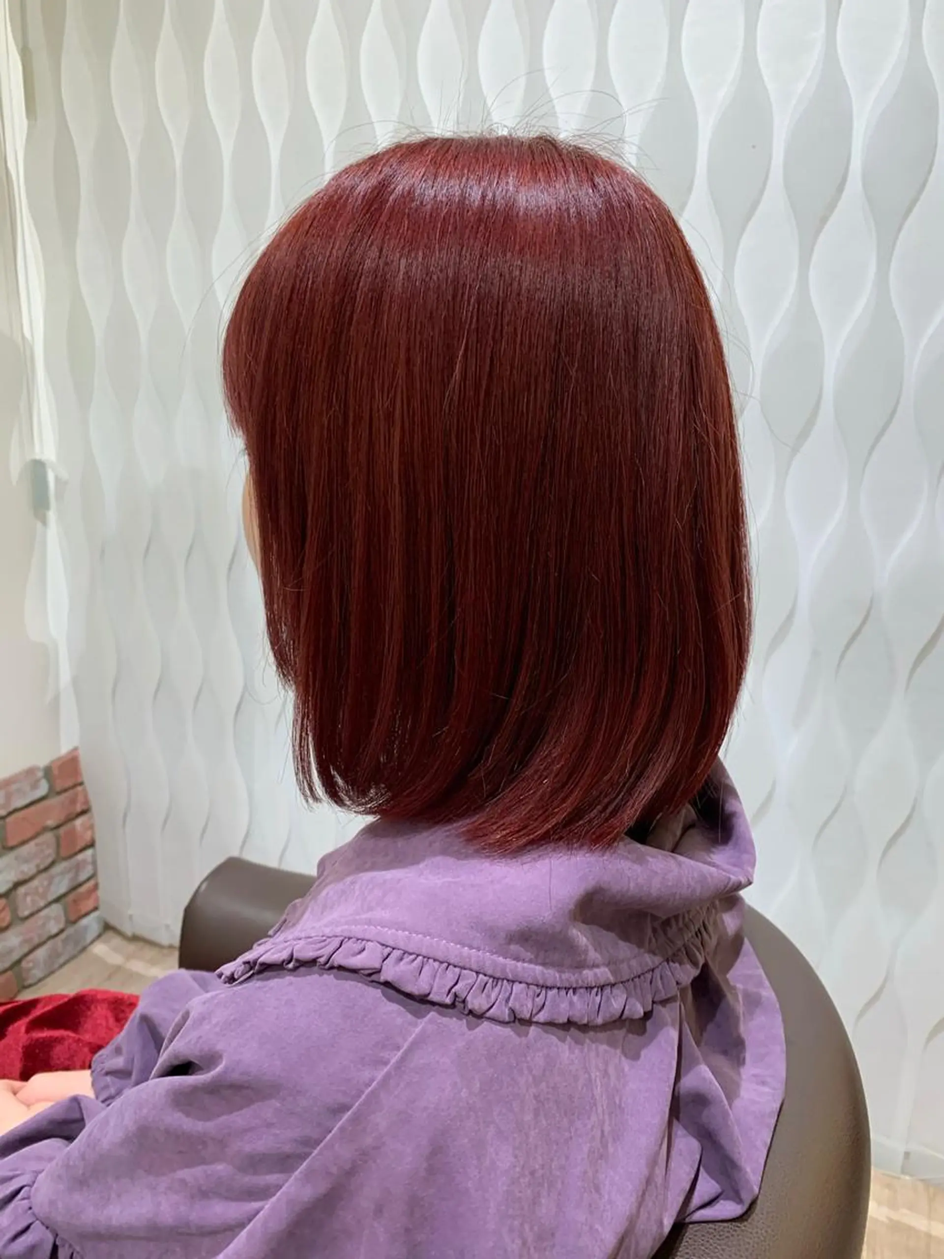 ミディアム カラー 髪質改善&Spa fee南越谷2号店所属・髪質改善/南越谷/ 山岸彩夏のヘアスタイル