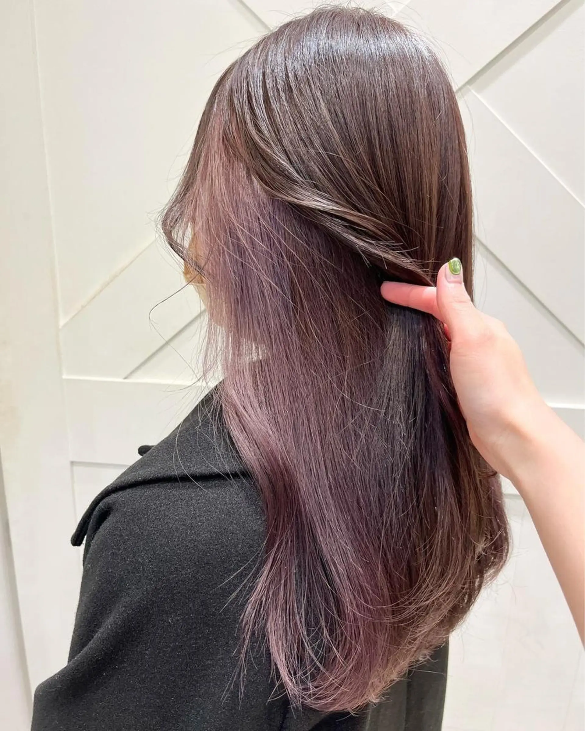 セミロング カラー ヘアカラー 🎖️似合わせメンズ パーマ🎖️カネキのヘアスタイル