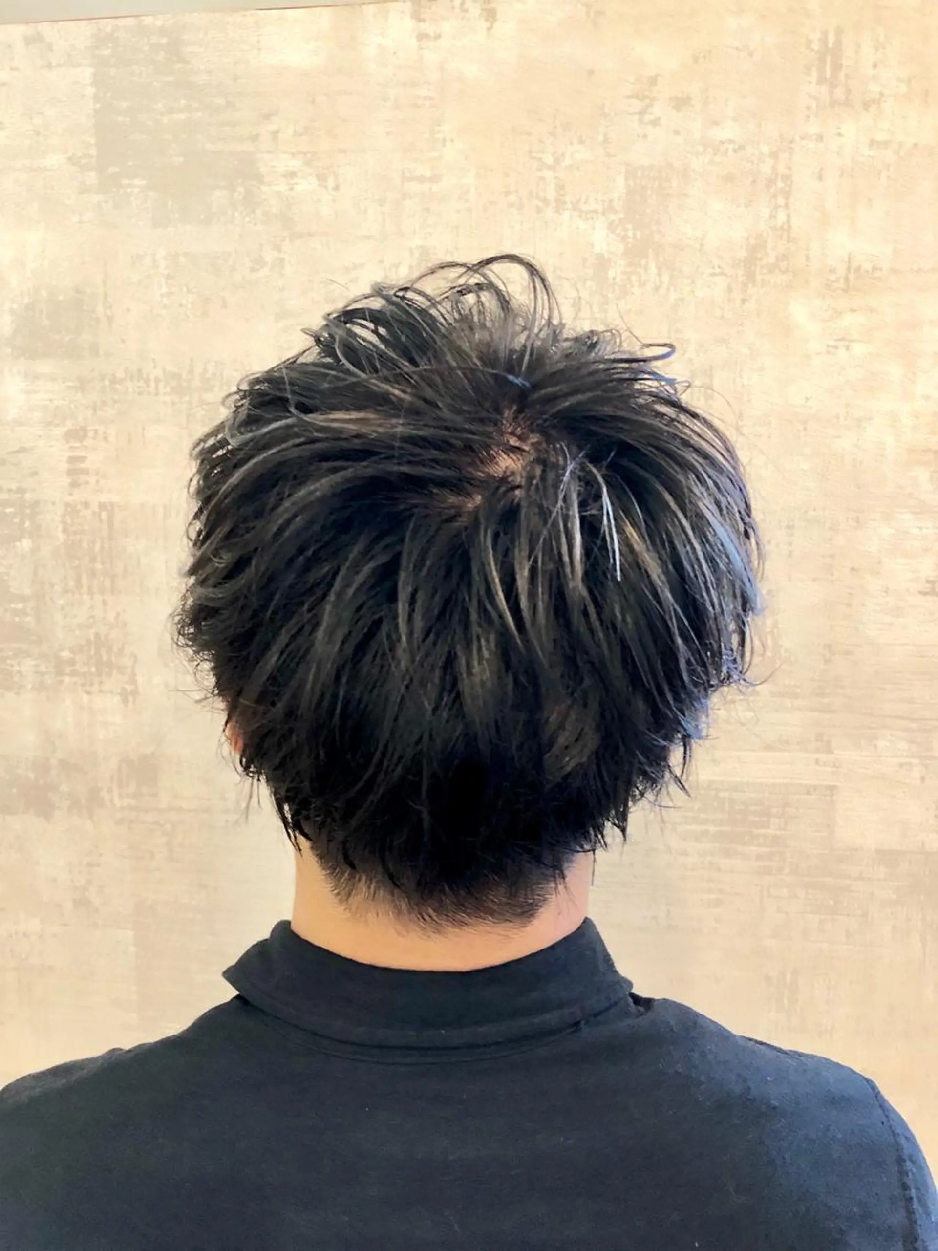 ショート カラー メンズ メンズハイライト マッシュ ハイライトカラー ハイライト 北脇 健治のヘアスタイル
