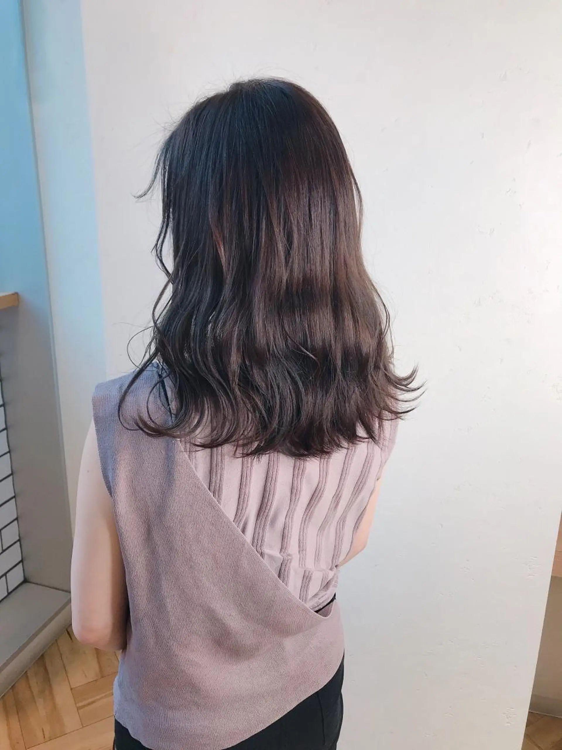 セミロング カット ヘアカラー トリートメント ヘッドスパ 佐藤優太朗 似合わせ/髪質改善のヘアスタイル