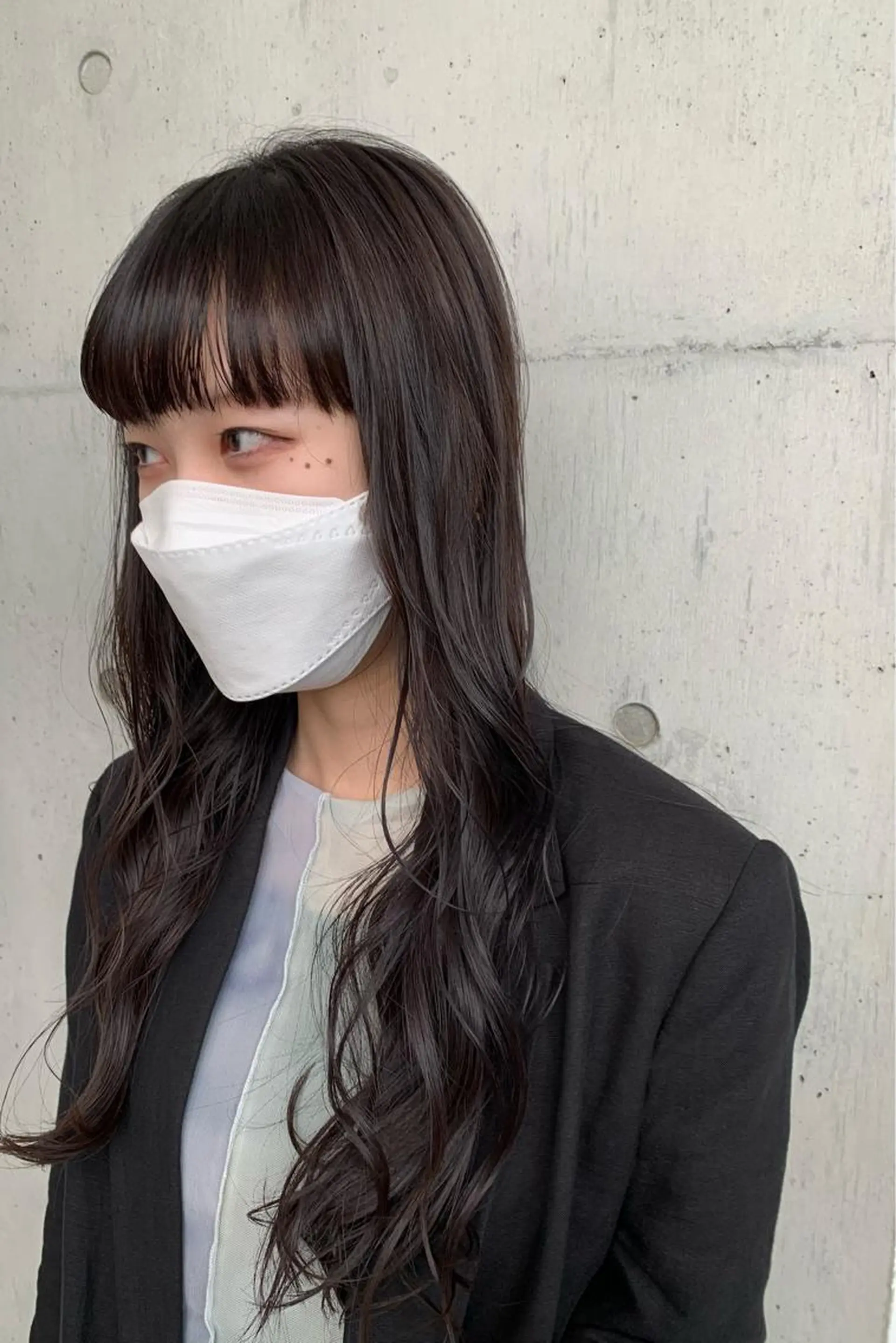 ロング カラー ヘアカラー トリートメント カネコ ユカリのヘアスタイル