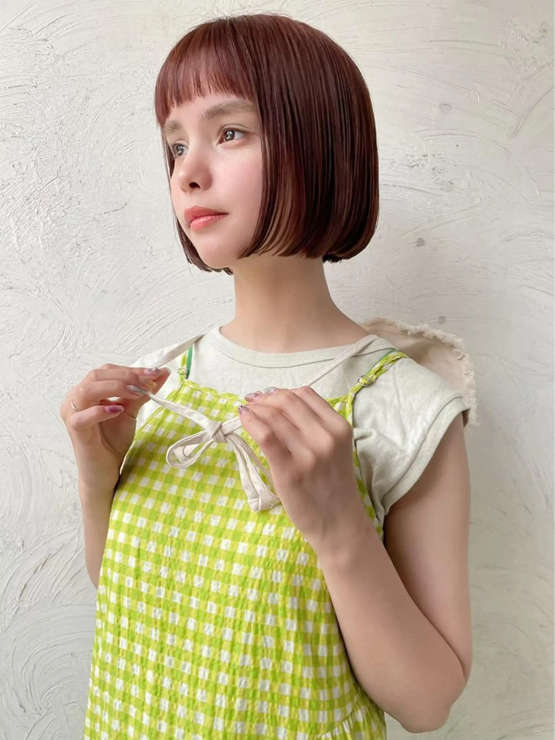 ショート カラー ヘアアレンジ レッドカラー ヘアカラー トリートメント ヘアセット ☀️カトウ ケイゴ☀️のヘアスタイル