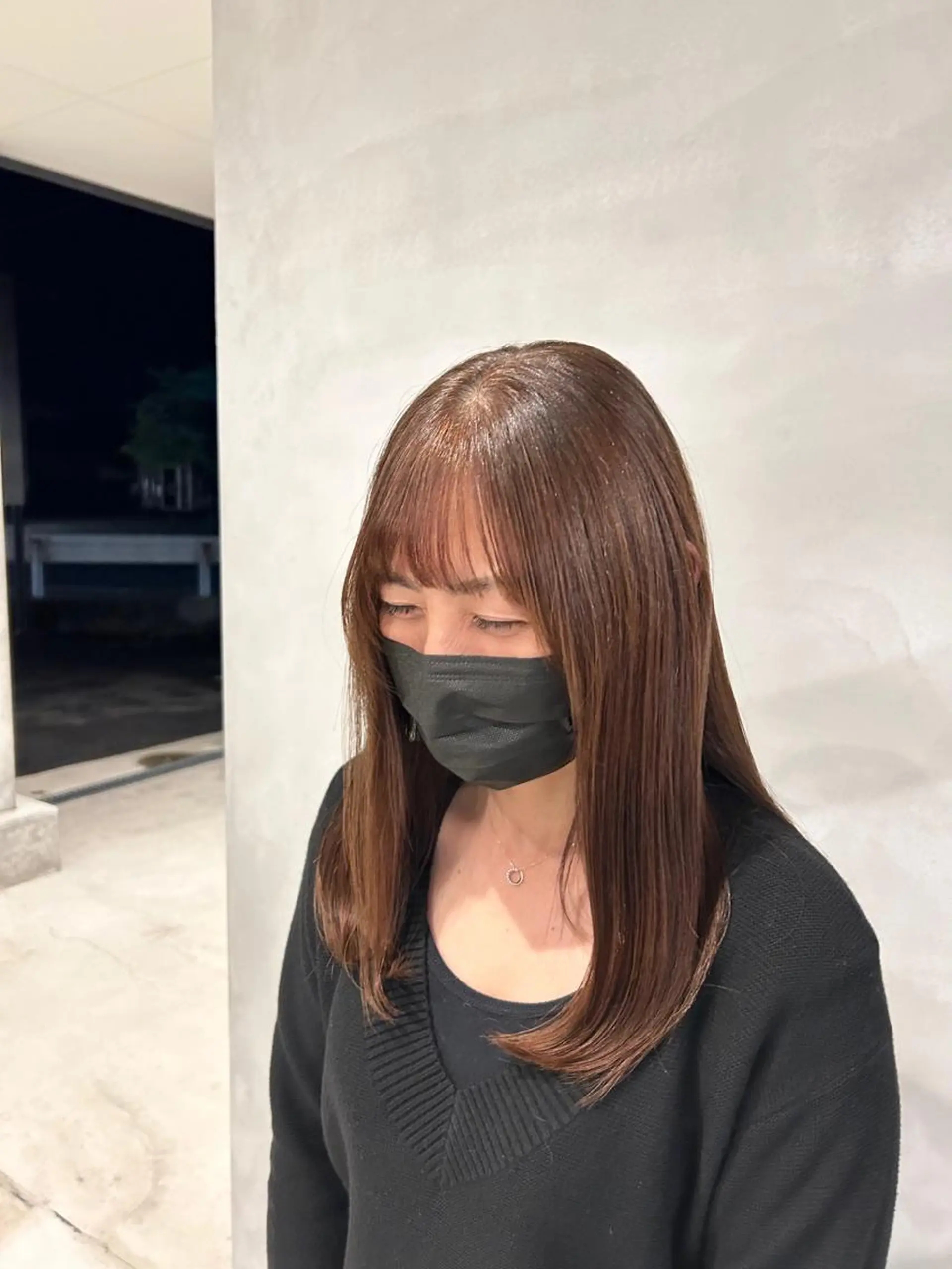 ロング 縮毛矯正 hale所属・hale airiのヘアスタイル