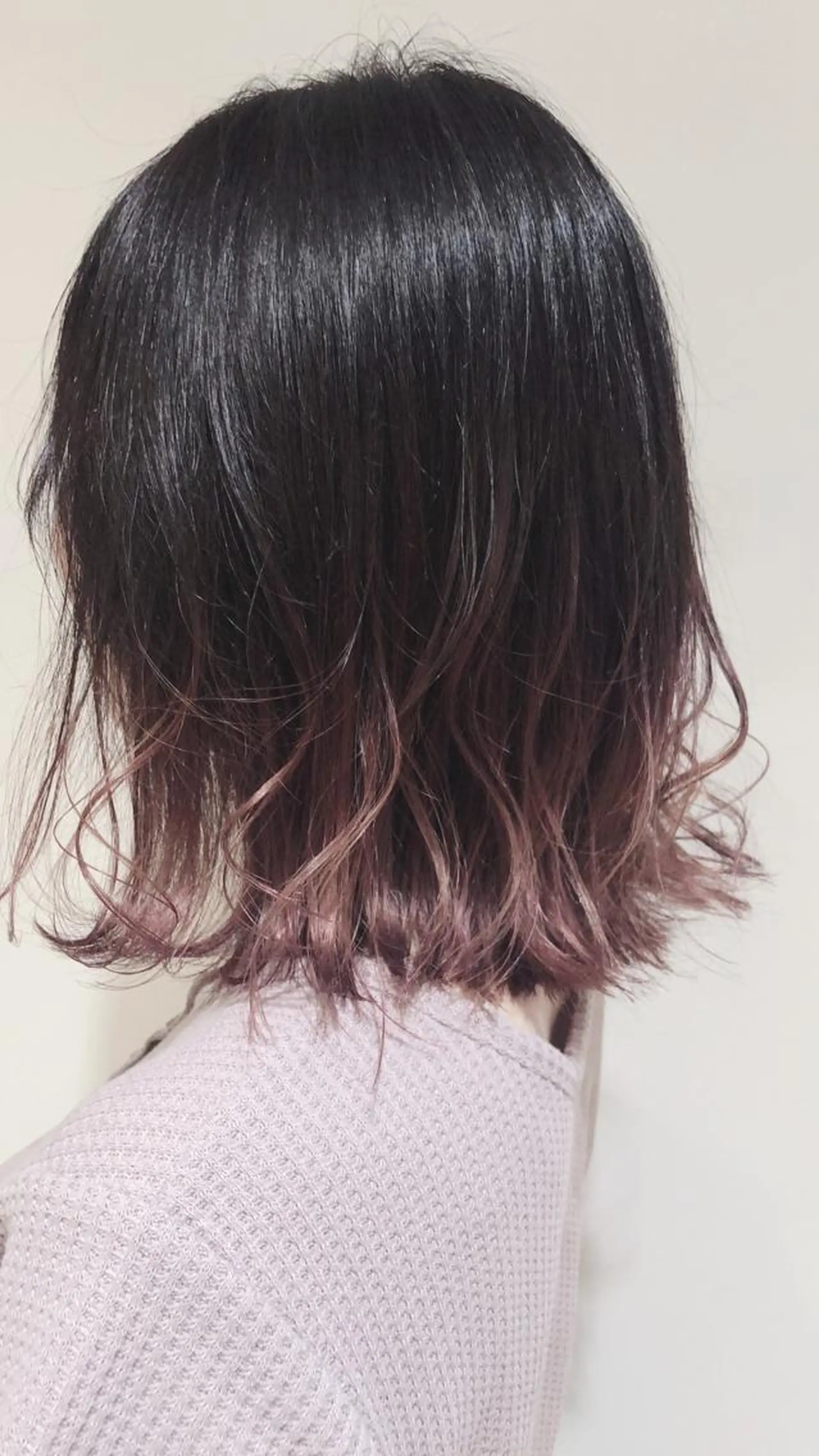 ミディアム カラー グラデーションカラー ピンクカラー aimée/ まつ毛&眉毛サロンのマツエク・マツパデザイン