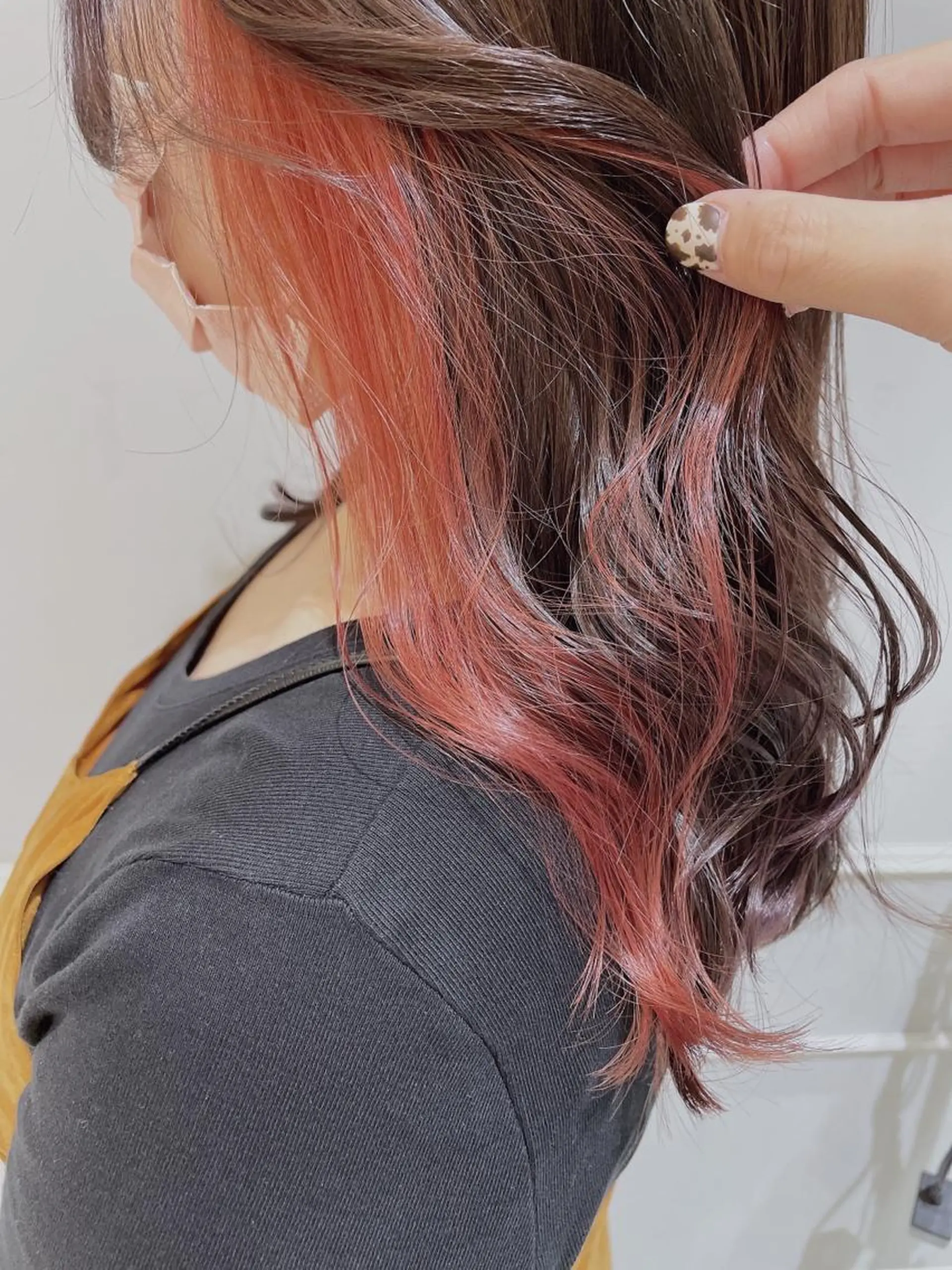 セミロング カラー ブリーチ ピンクカラー カット ヘアカラー トリートメント 🦖鶴岡香純🦖 産休中のヘアスタイル