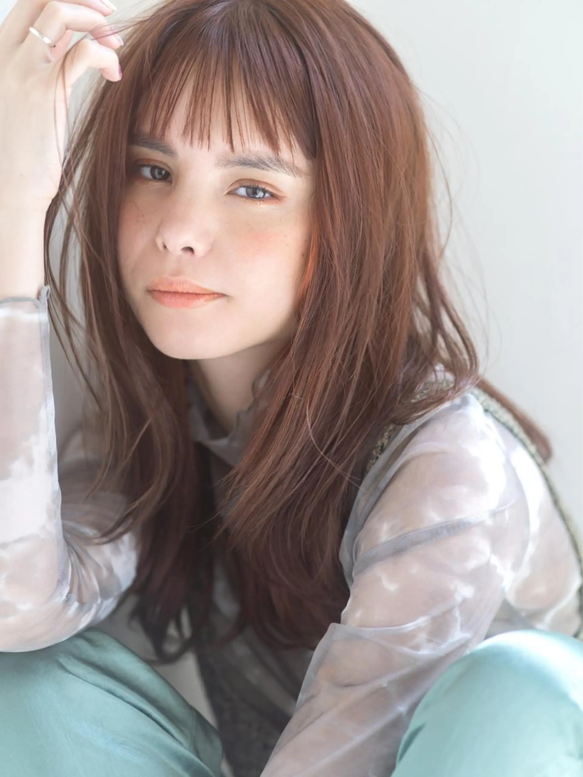 ミディアム カラー 🎀ハイトーン/レイ ヤー/Reina🎀のヘアスタイル