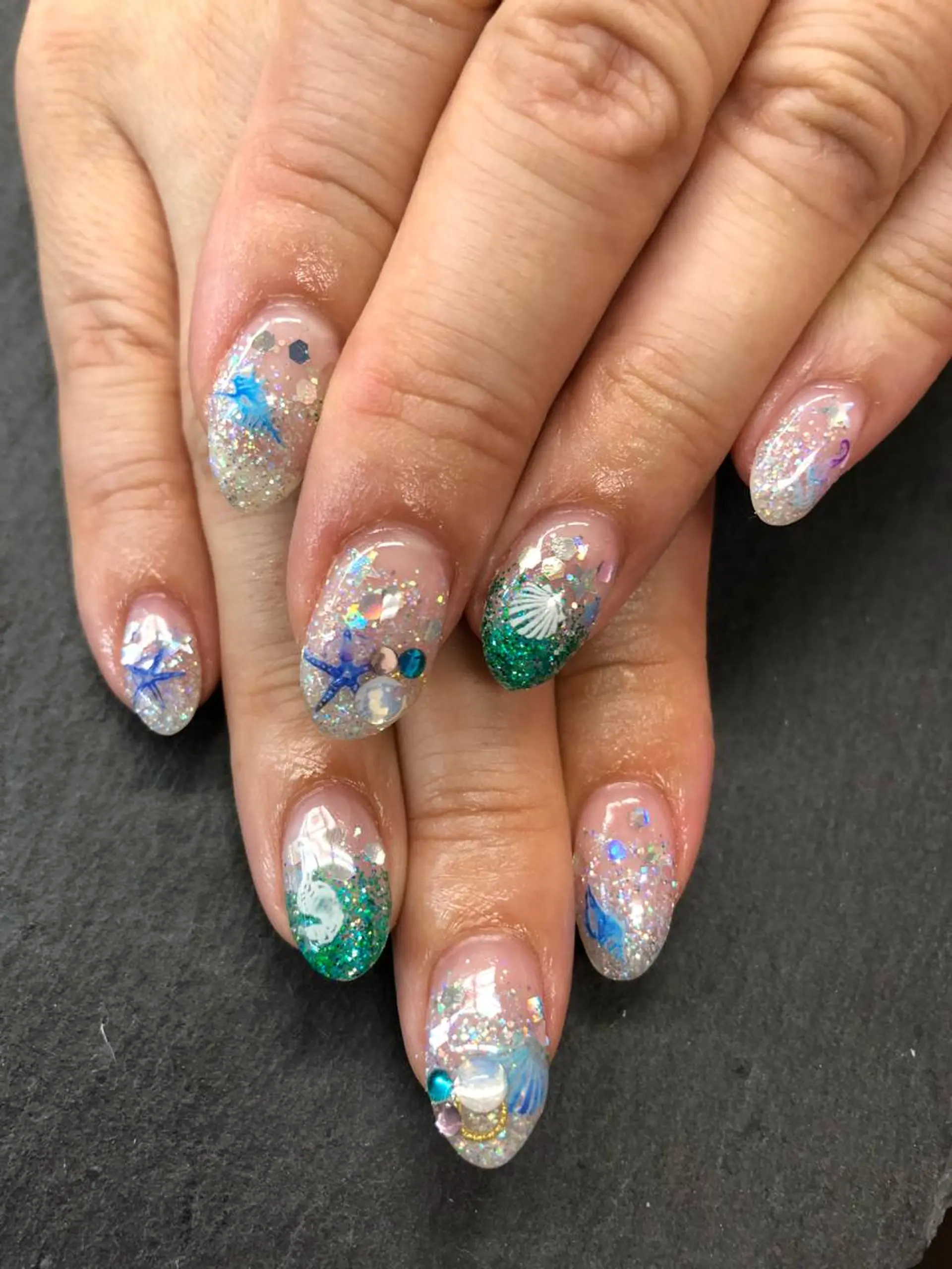 ネイル 夏ネイル esNail&eye イーズネイル＆アイのネイルデザイン