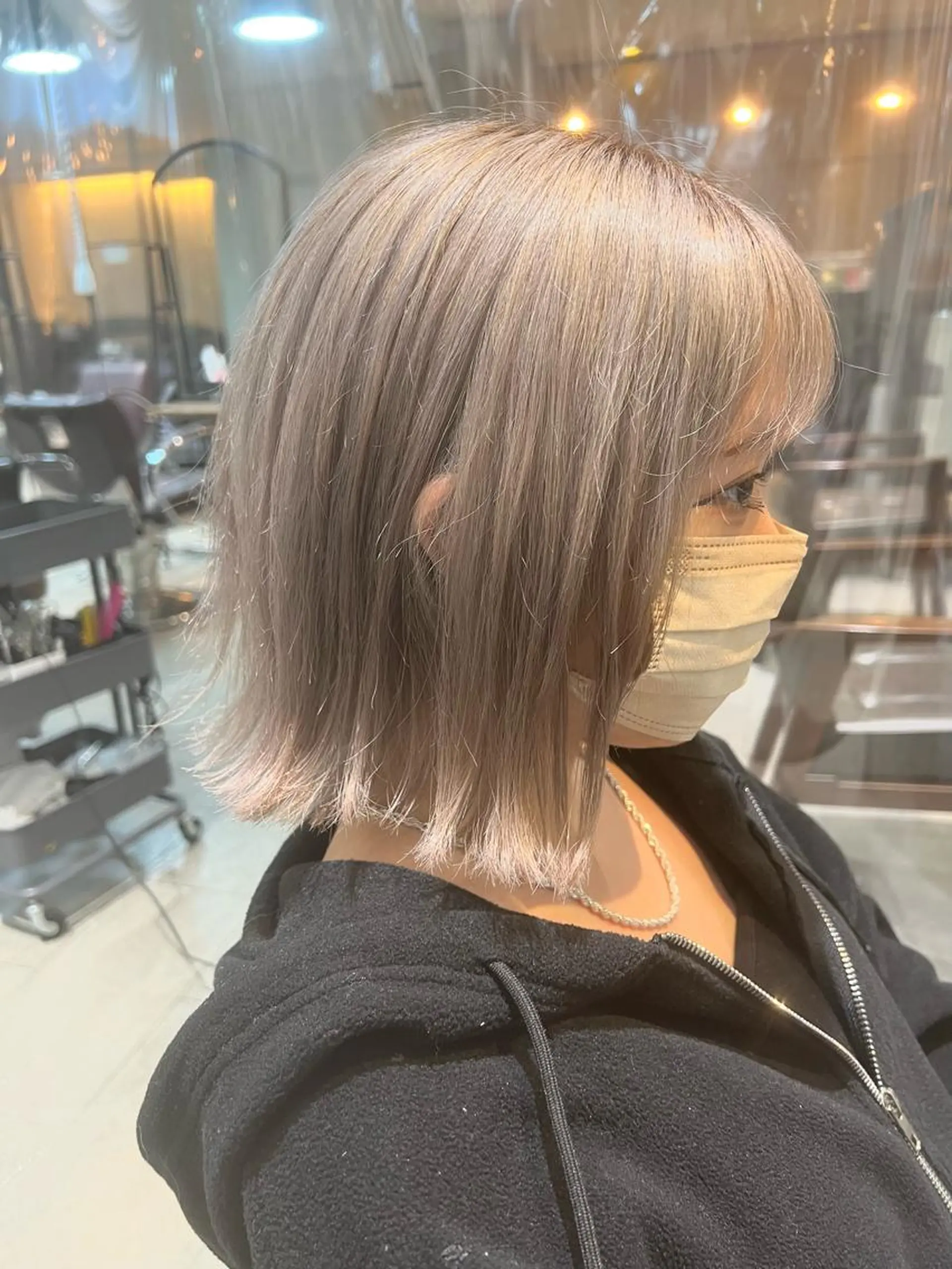 ミディアム カラー ヘアアレンジ ヘアカラー トリートメント ヘアセット 🌈インナーカラー ‘ショウマ’🌈のヘアスタイル