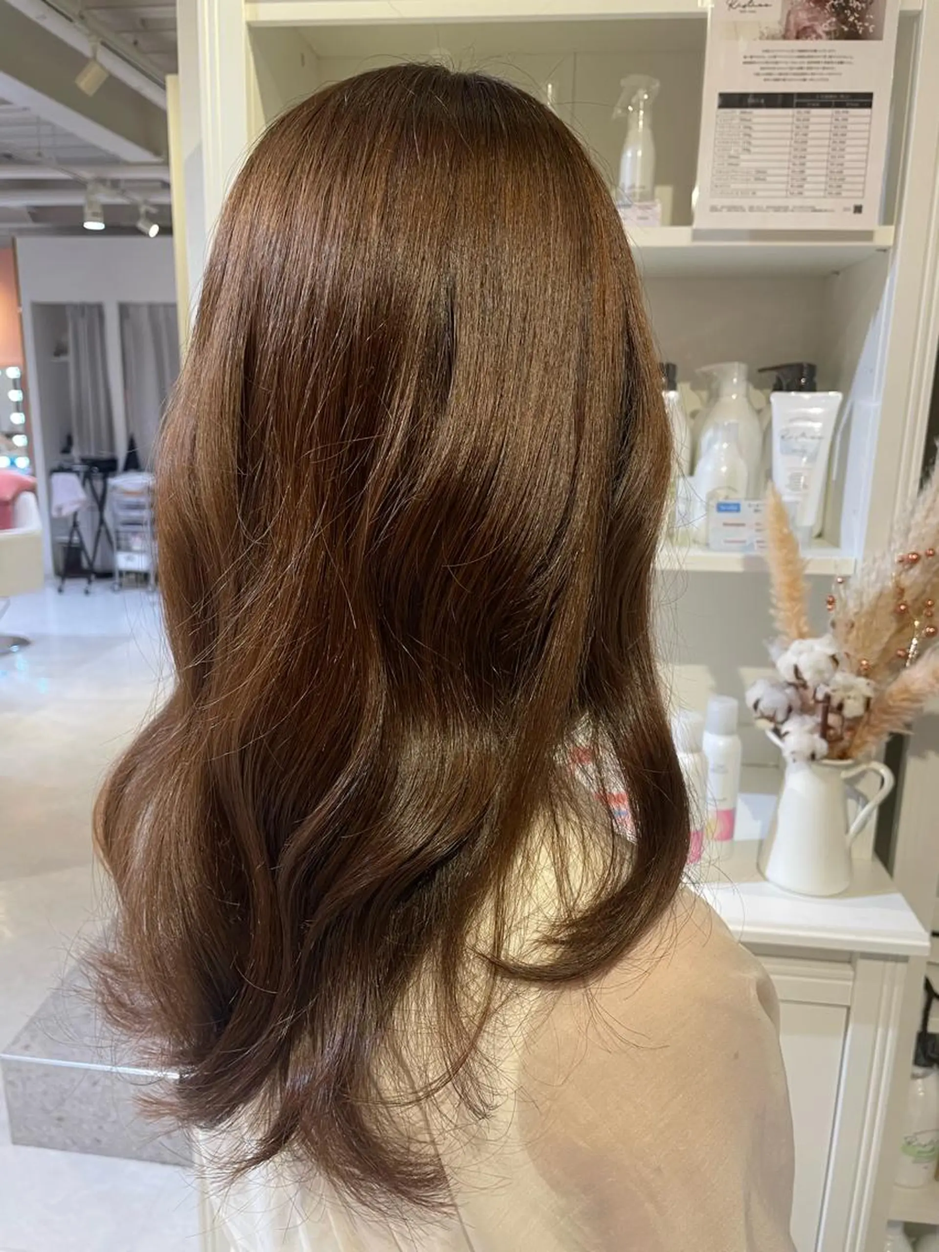 ミディアム カラー アッシュ アッシュブラウン ブラウンカラー 透明感カラー ヘアカラー 和田 真依のヘアスタイル