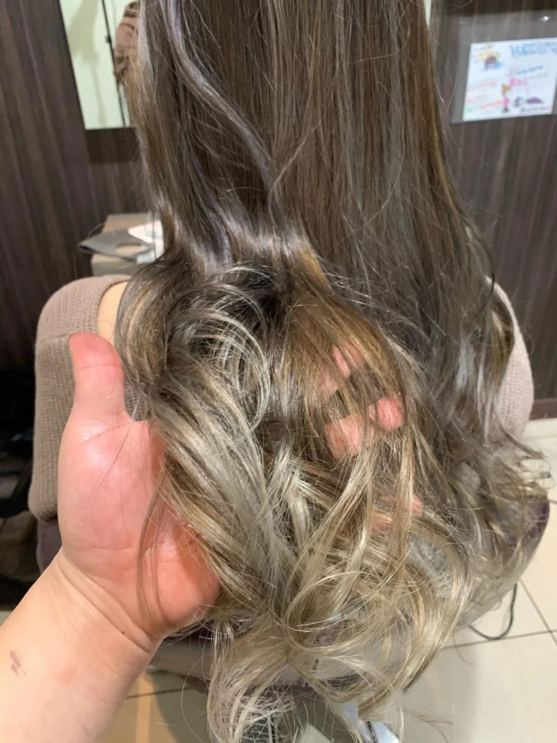 ロング ヘアカラー トリートメント どんな髪の悩みも解決 します✨田嶋俊一✨のヘアスタイル