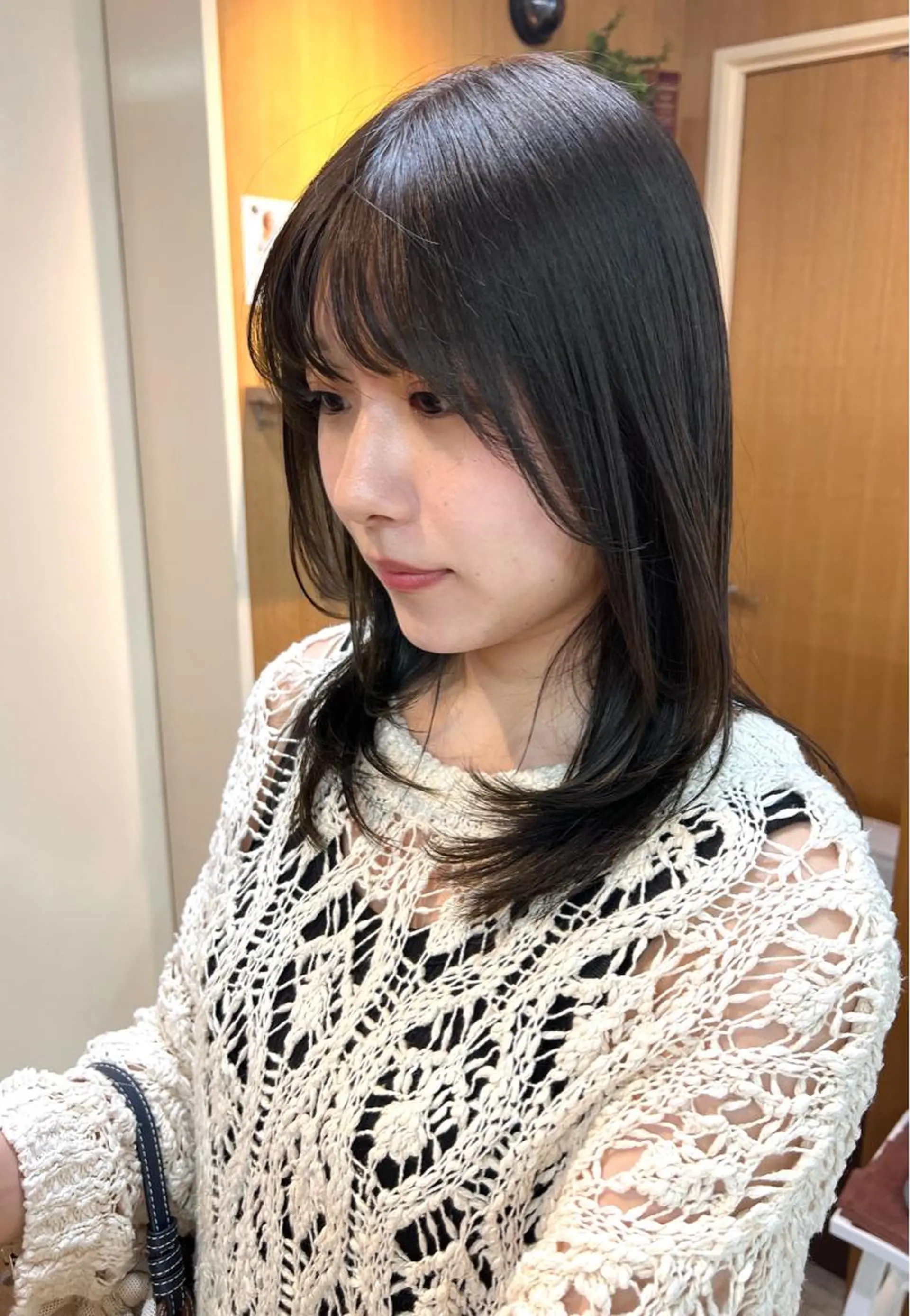 ミディアム カラー カット ヘアカラー トリートメント 透明感カラー ゆうだいのヘアスタイル