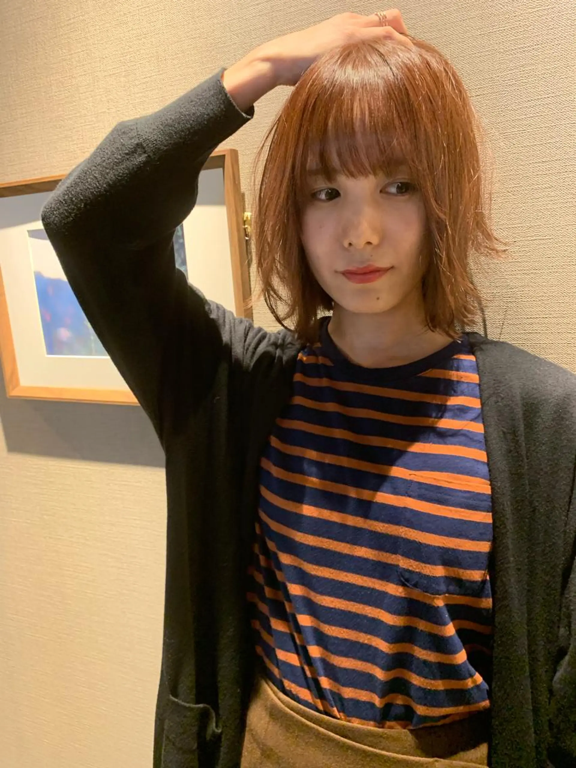 ミディアム カラー Hair＆ＭakeEPIC所属・hair &make EPICRUMIのヘアスタイル