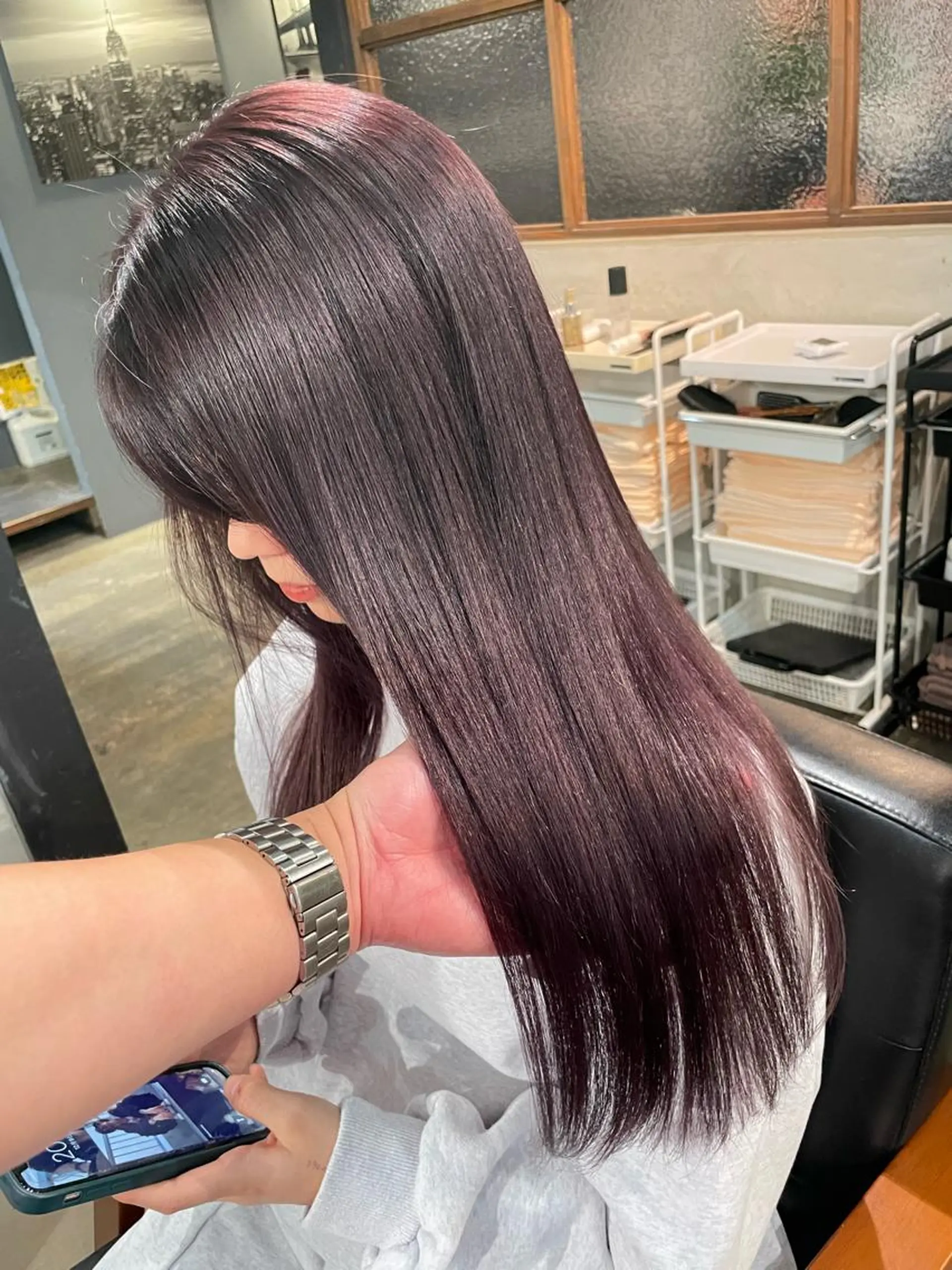 カラー 木村 朱里のヘアスタイル