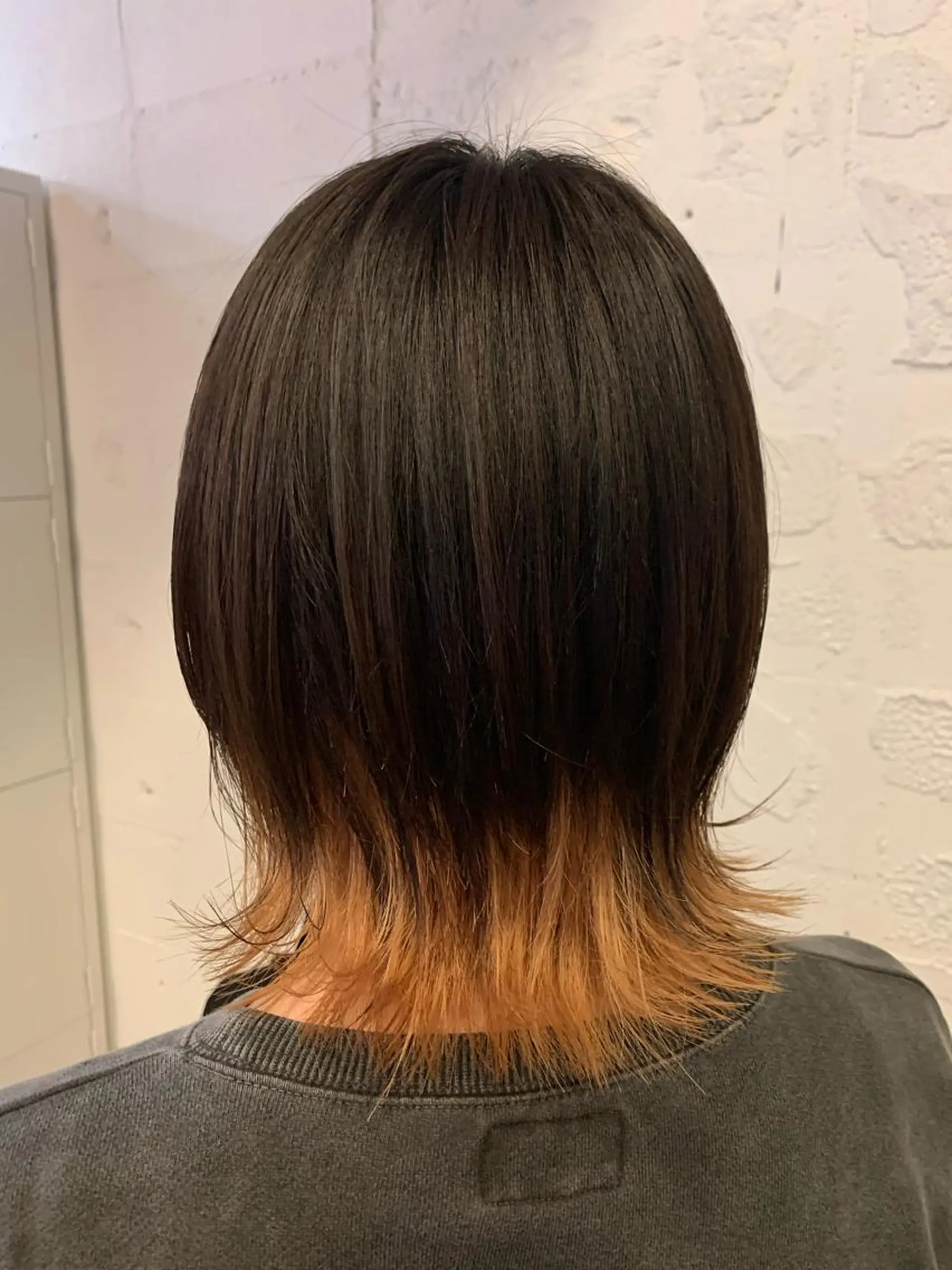 ミディアム ウルフカット カット ヘアカラー トリートメント 髪質改善🌈 tomomiのヘアスタイル