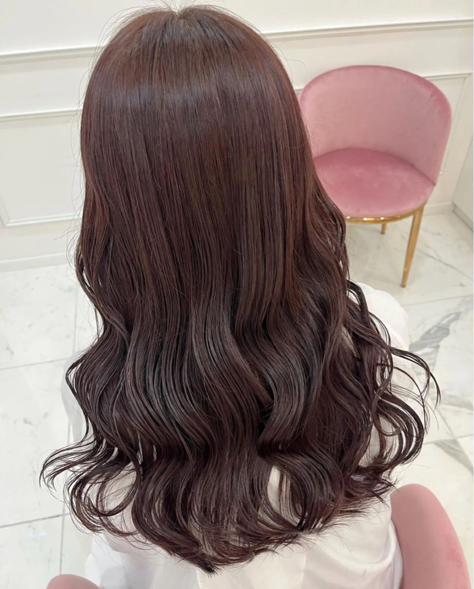 ロング カラー ブラウンカラー ラベンダーカラー Tinker Lip  ティンカーリップ所属・小林 愛華のヘアスタイル