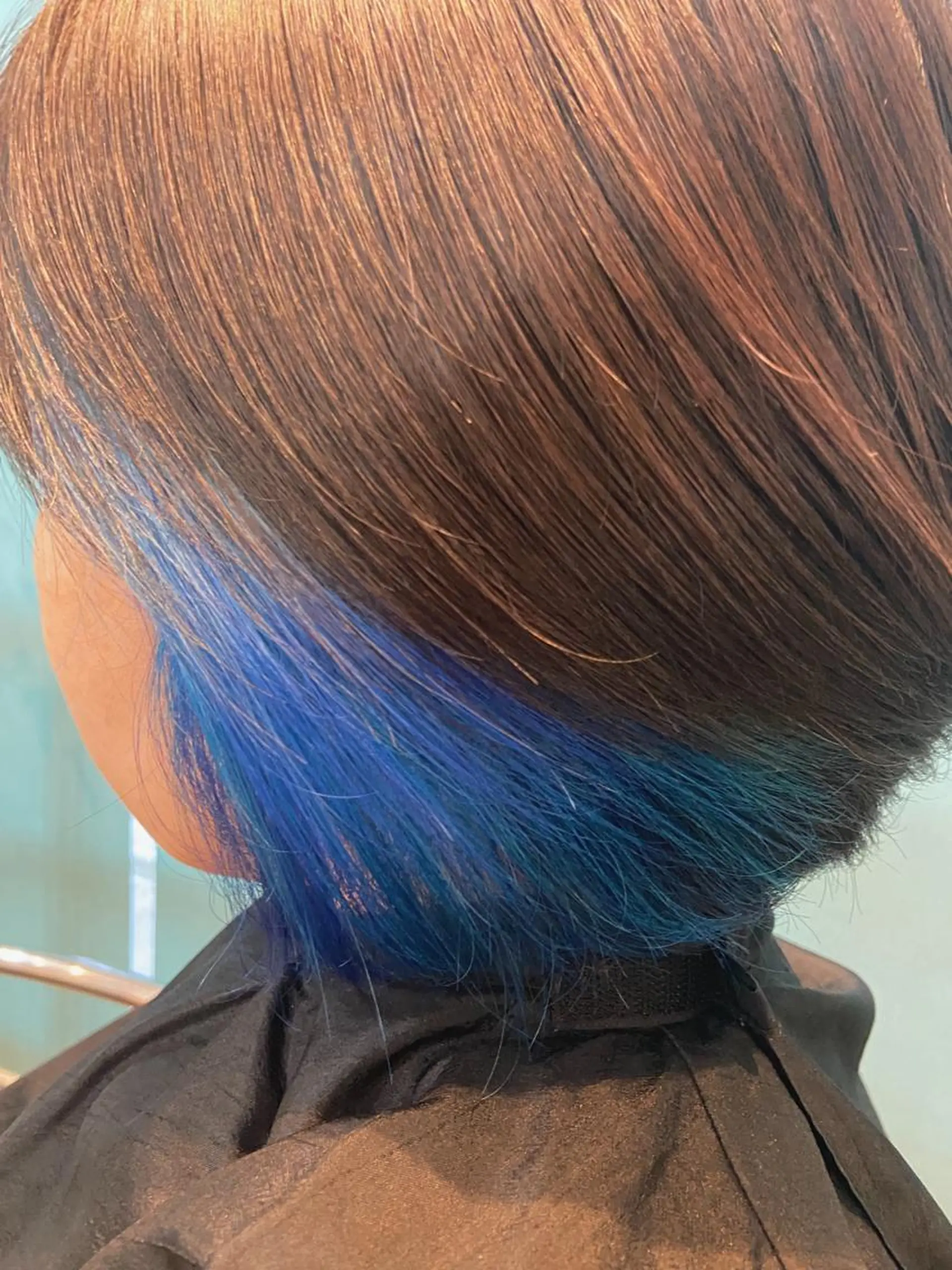 ショート カラー ブルーカラー インナーカラー ヘアカラー 後藤 卓哉のヘアスタイル