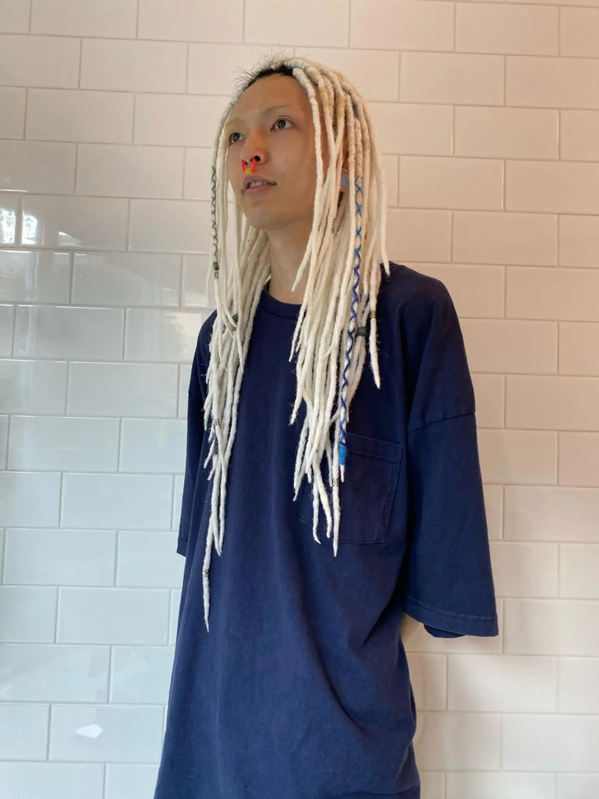 ロング カラー パーマ ヘアアレンジ メンズ キッズ ネイル マツエク・マツパ 中元 淳のヘアスタイル