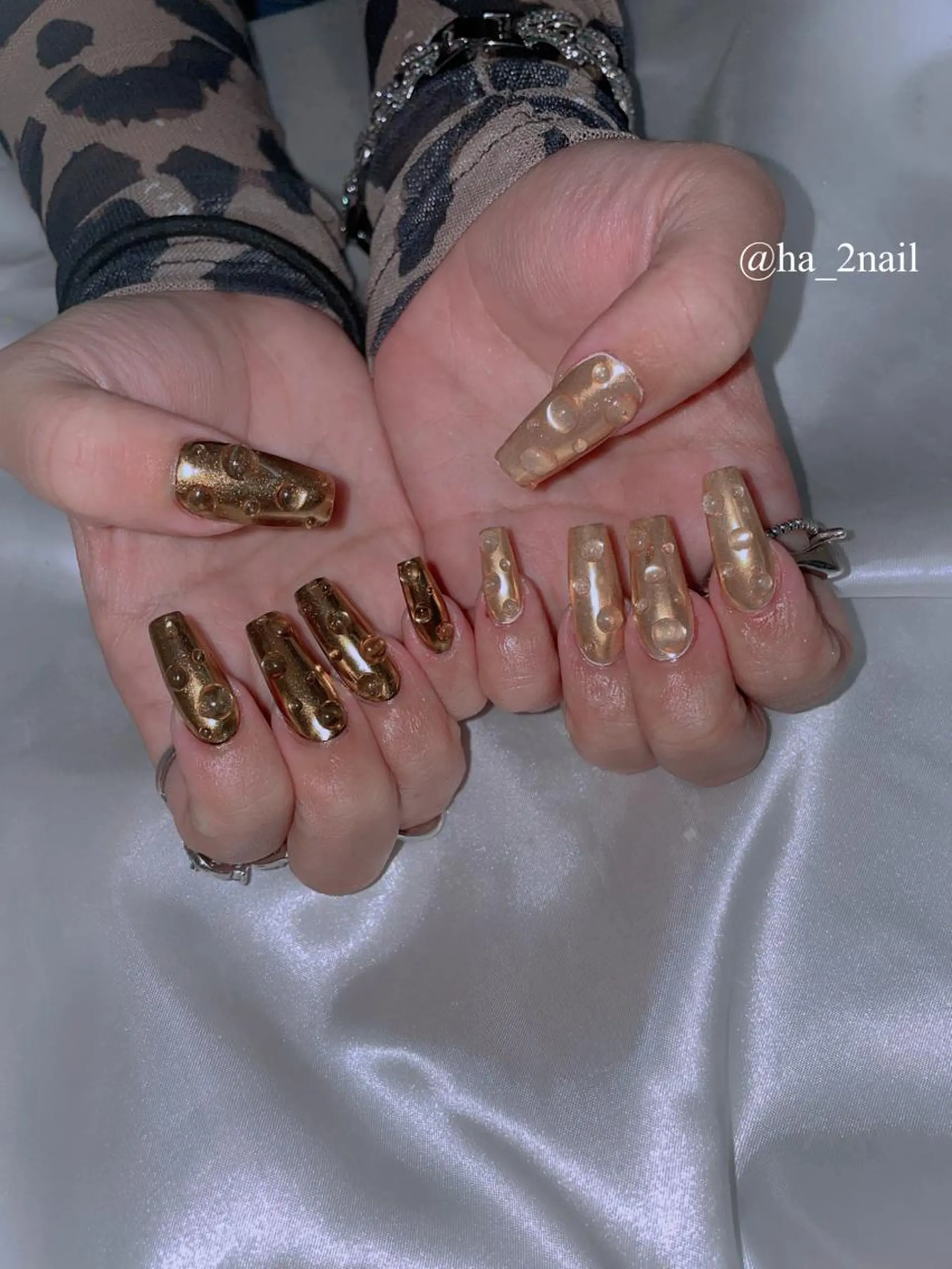 ネイル ミラーネイル NAIL and EYELASH ALPHA.所属・ALPHA. 姫繇のネイルデザイン