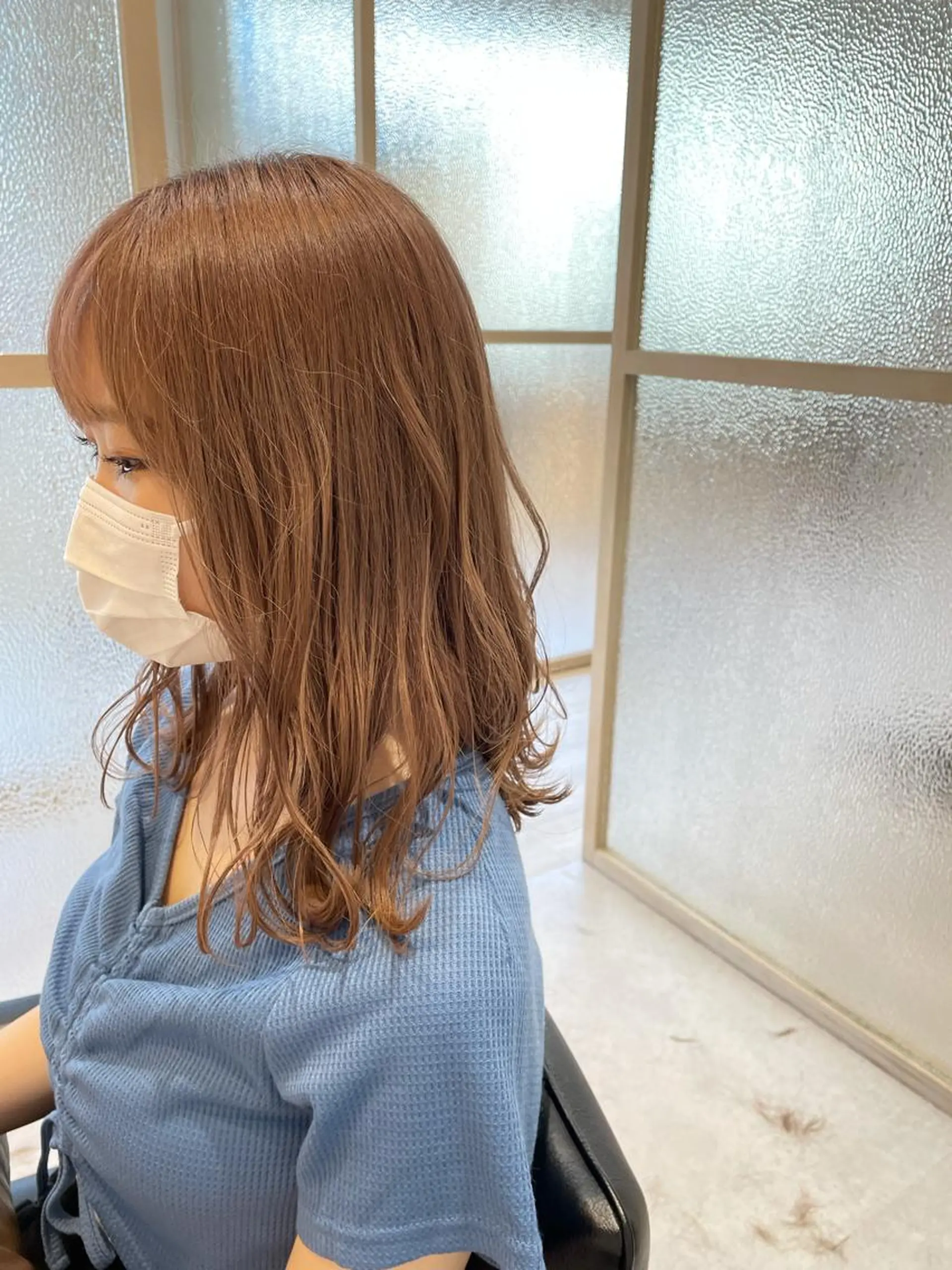 セミロング ウサミ/透明感カラー レイヤーカット🌈のヘアスタイル