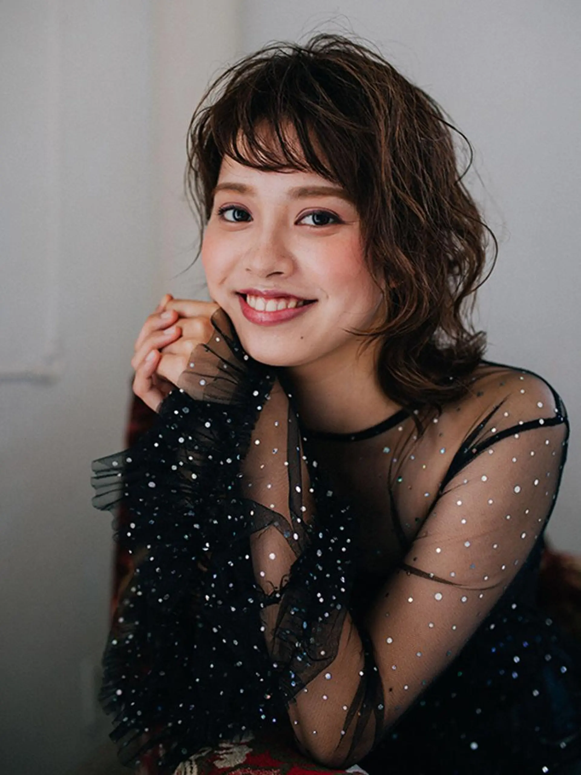 ミディアム カラー 【公式】amble luxe池袋東口💛のヘアスタイル