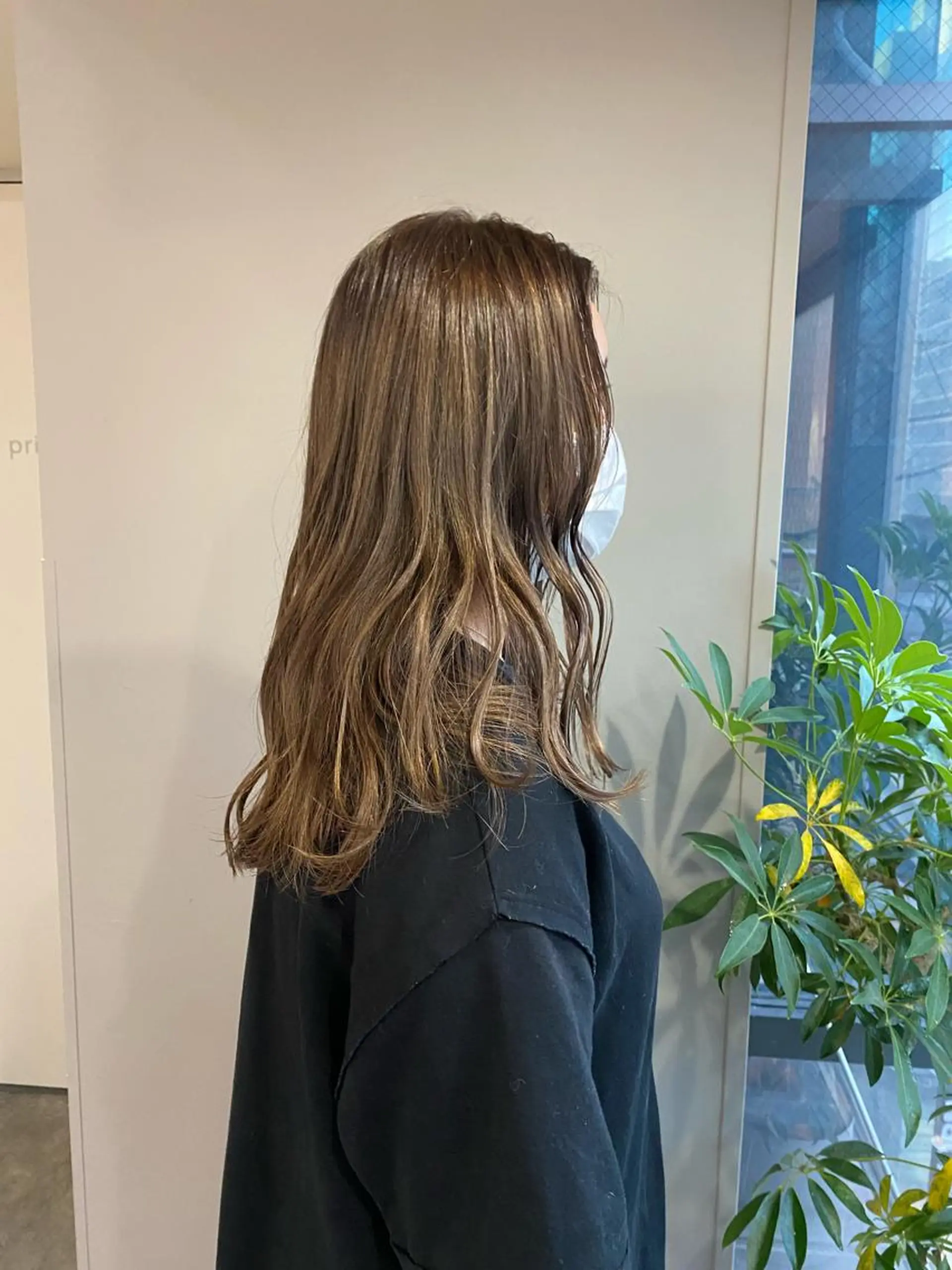 ミディアム カラー ヘアアレンジ ブラウンカラー ハイライトカラー ハイライト ヘアカラー ボブ /ニュアンス/ satomi🧸💖のヘアスタイル