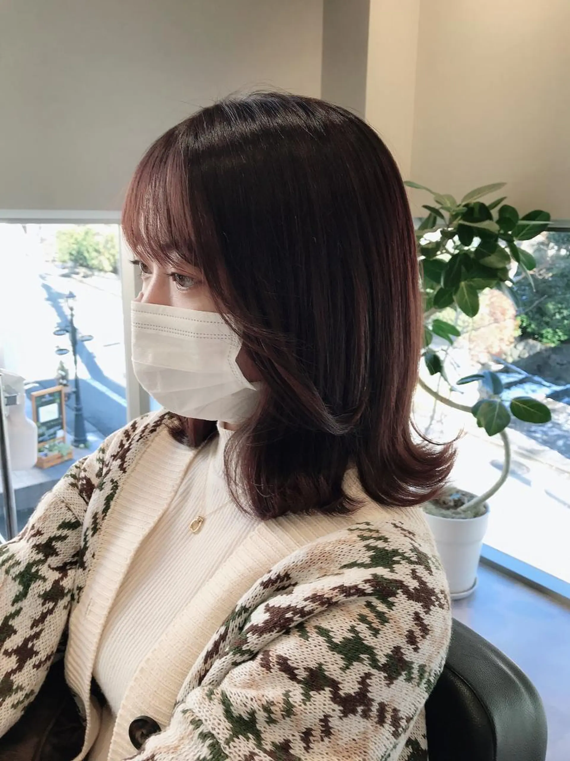 ミディアム カット ヘアカラー トリートメント ヘッドスパ 佐藤優太朗 似合わせ/髪質改善のヘアスタイル