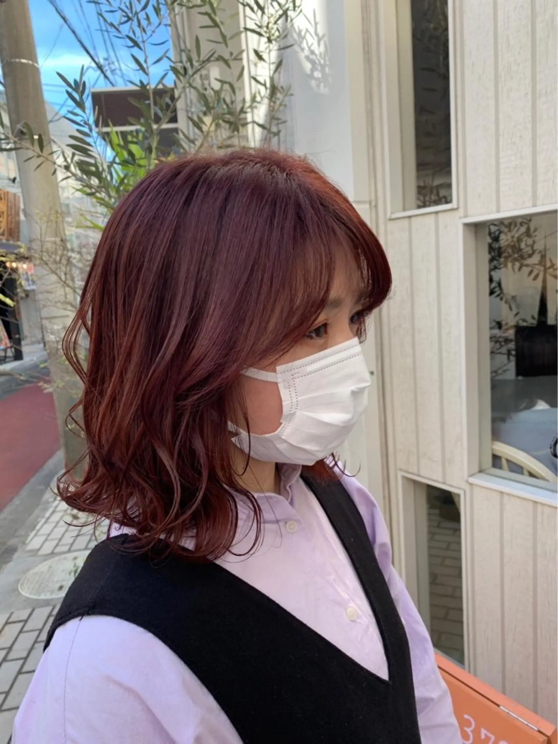 ミディアム カラー 💈Blanco💈 カラー&ケア🌈のヘアスタイル