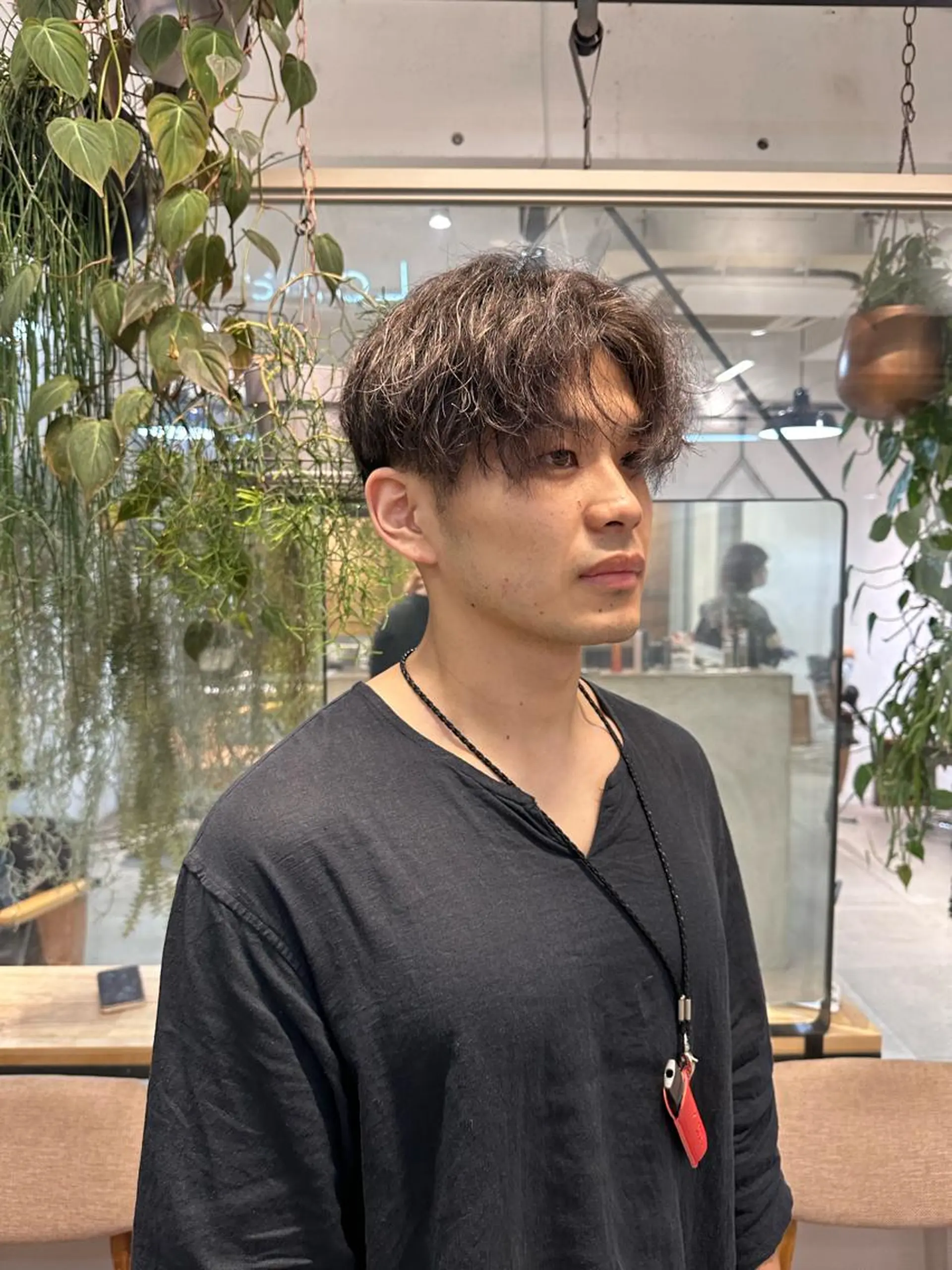 カラー メンズ ヘアカラー トリートメント REINA☁️透明感 カラー/ぷつっと♡のヘアスタイル