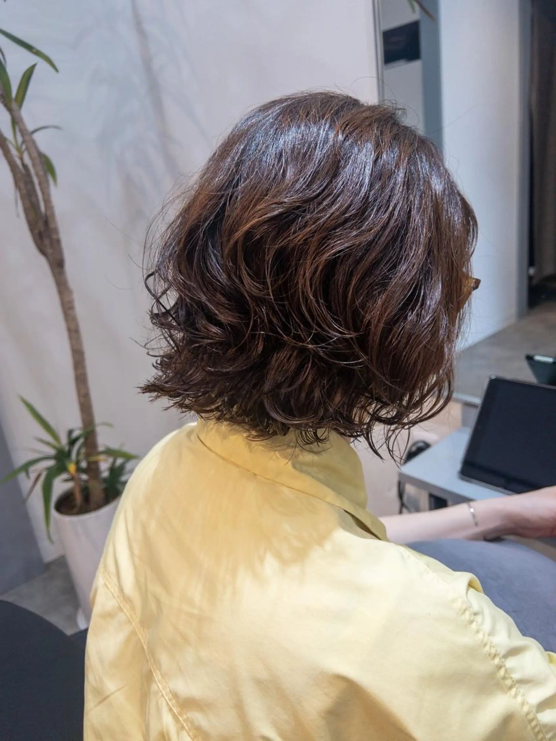 ショート パーマ ボブ カット パーマ ENA .のヘアスタイル