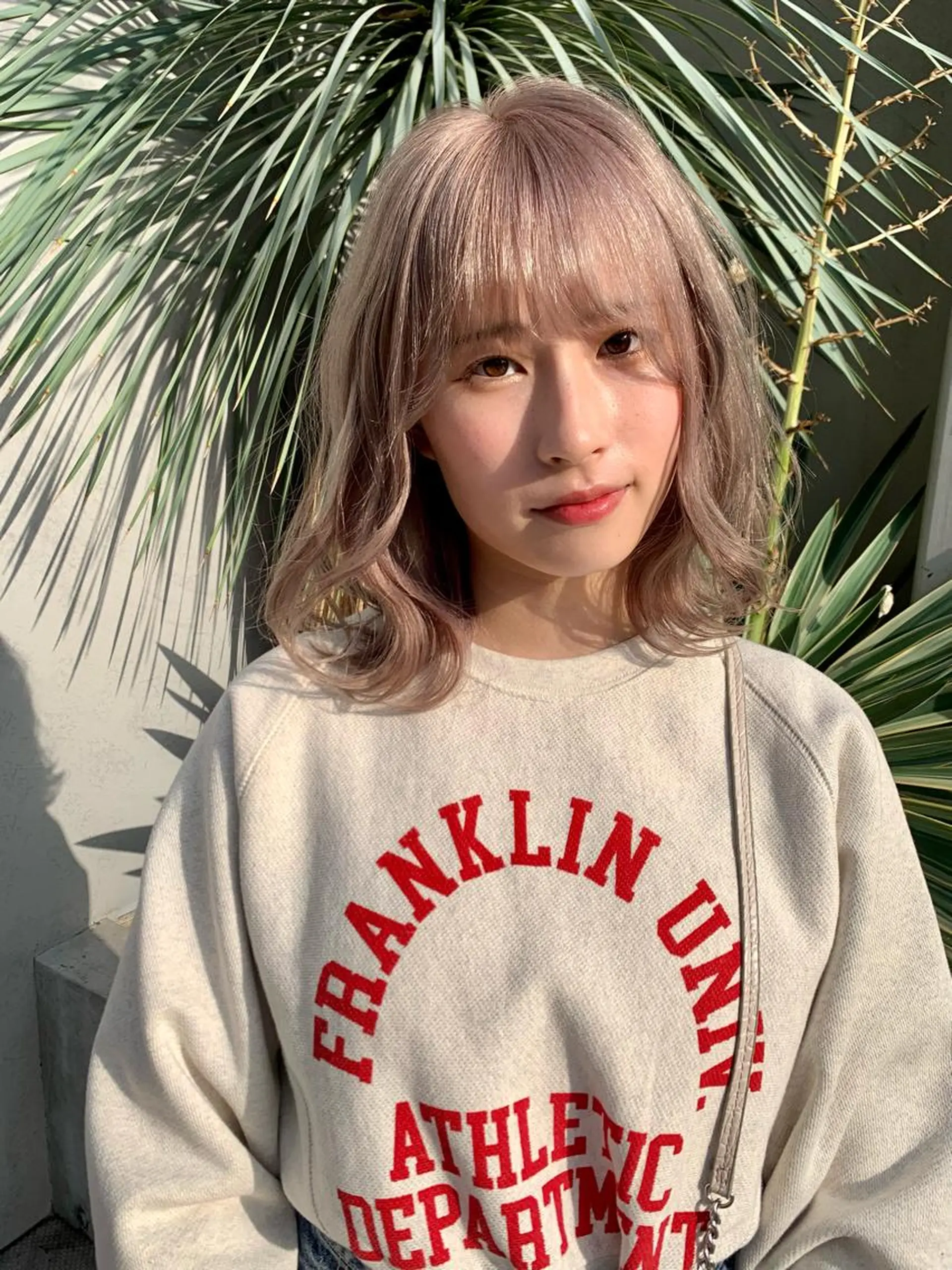 ショート カラー ヘアアレンジ ハイトーン/美髪矯正 🍃大江拓実のヘアスタイル
