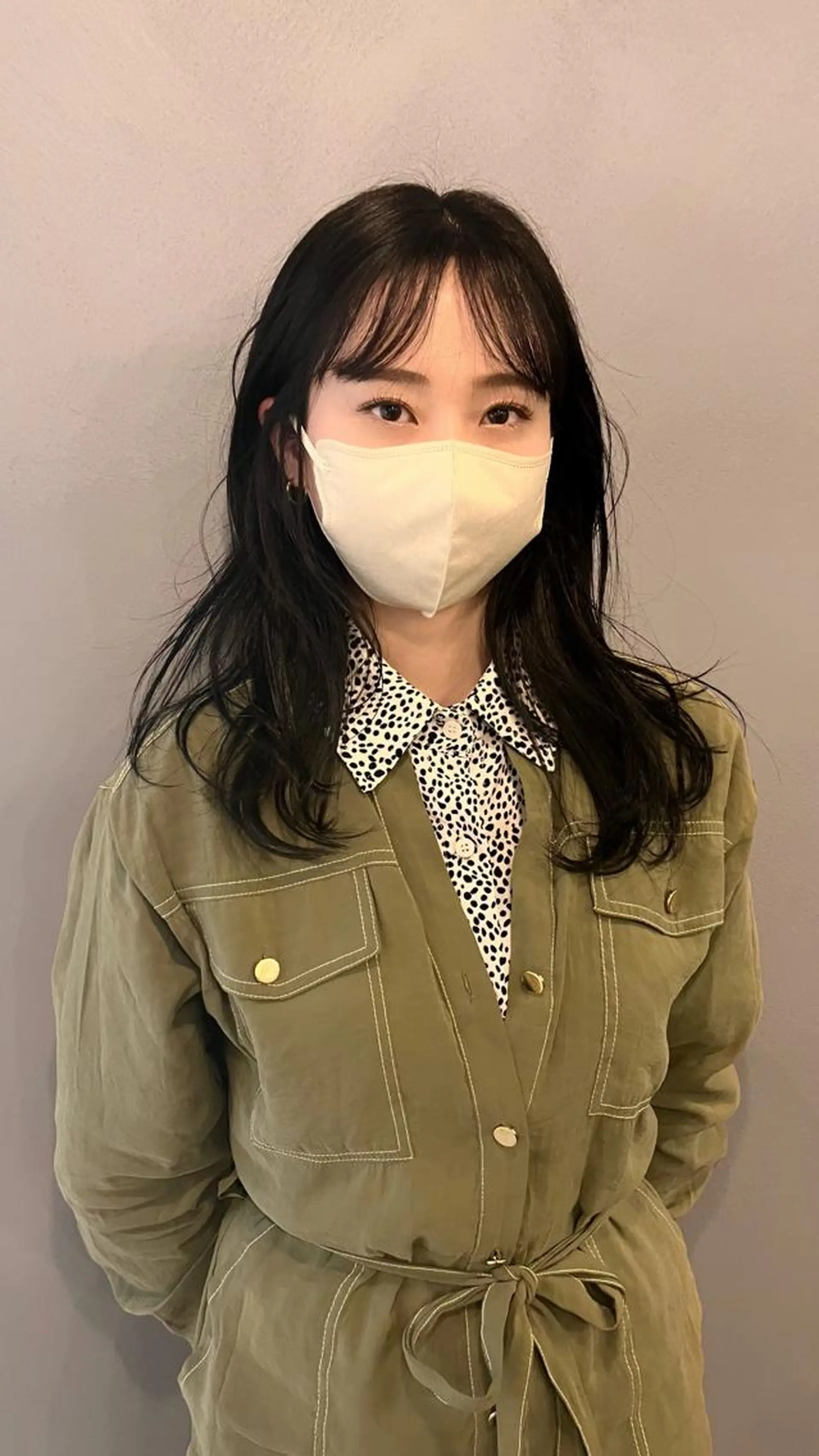 ミディアム KOCHAB 中村穂風のヘアスタイル