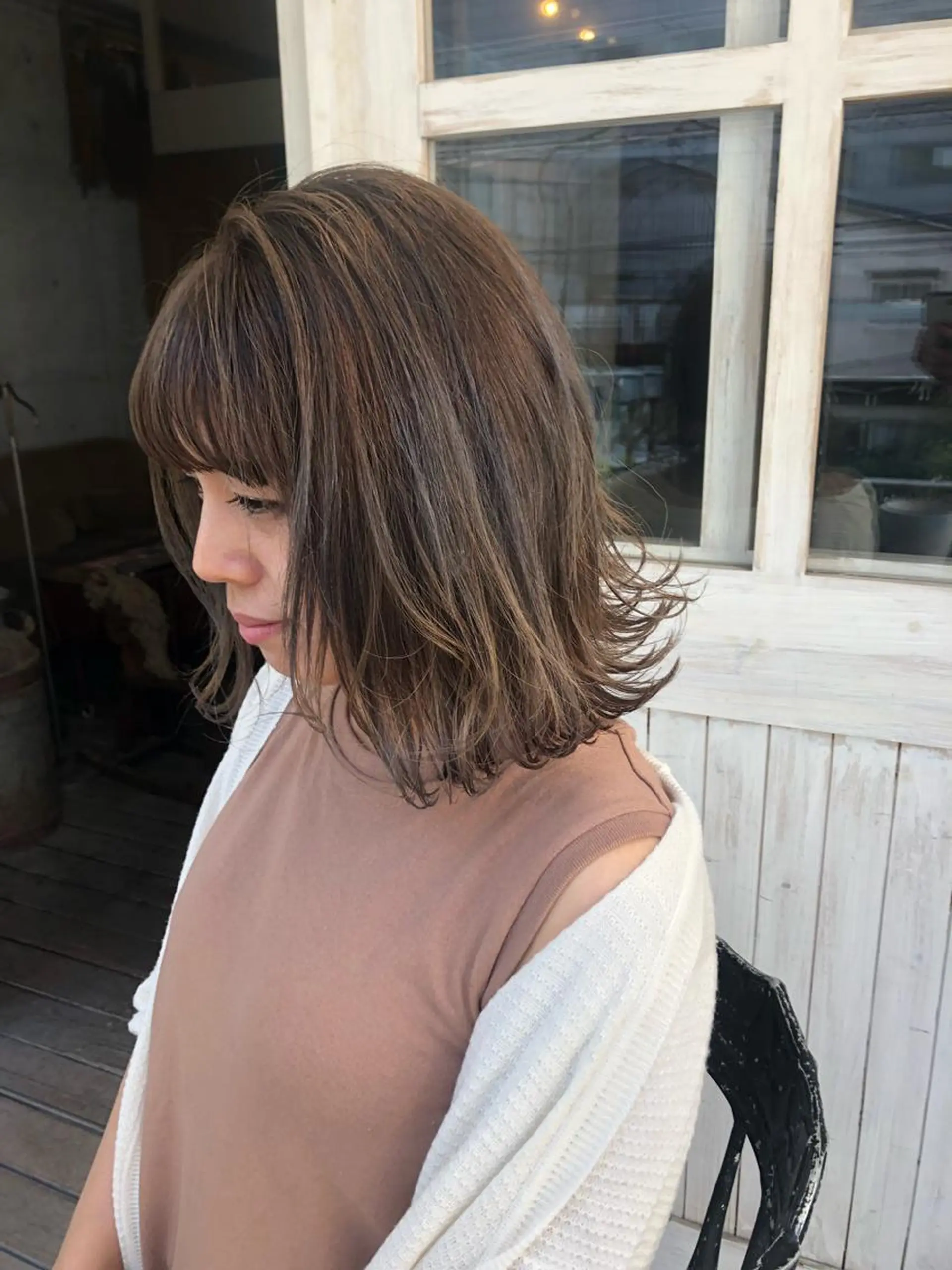 ミディアム メンズ特化美容師 ハスイルイのヘアスタイル