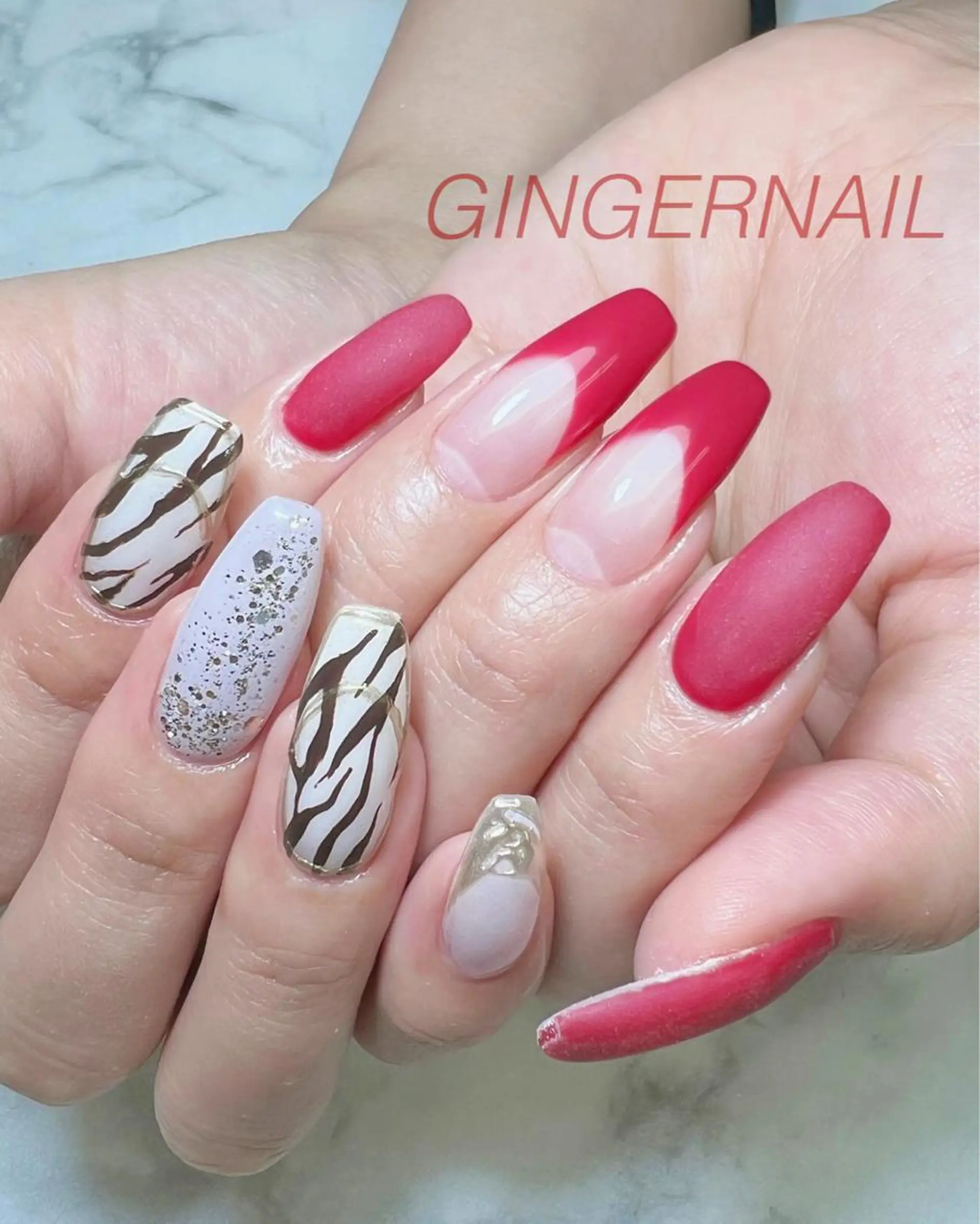 ネイル ハンドネイル ハンドケア GINGER NAIL所属・代々木 GINGERNAILのネイルデザイン