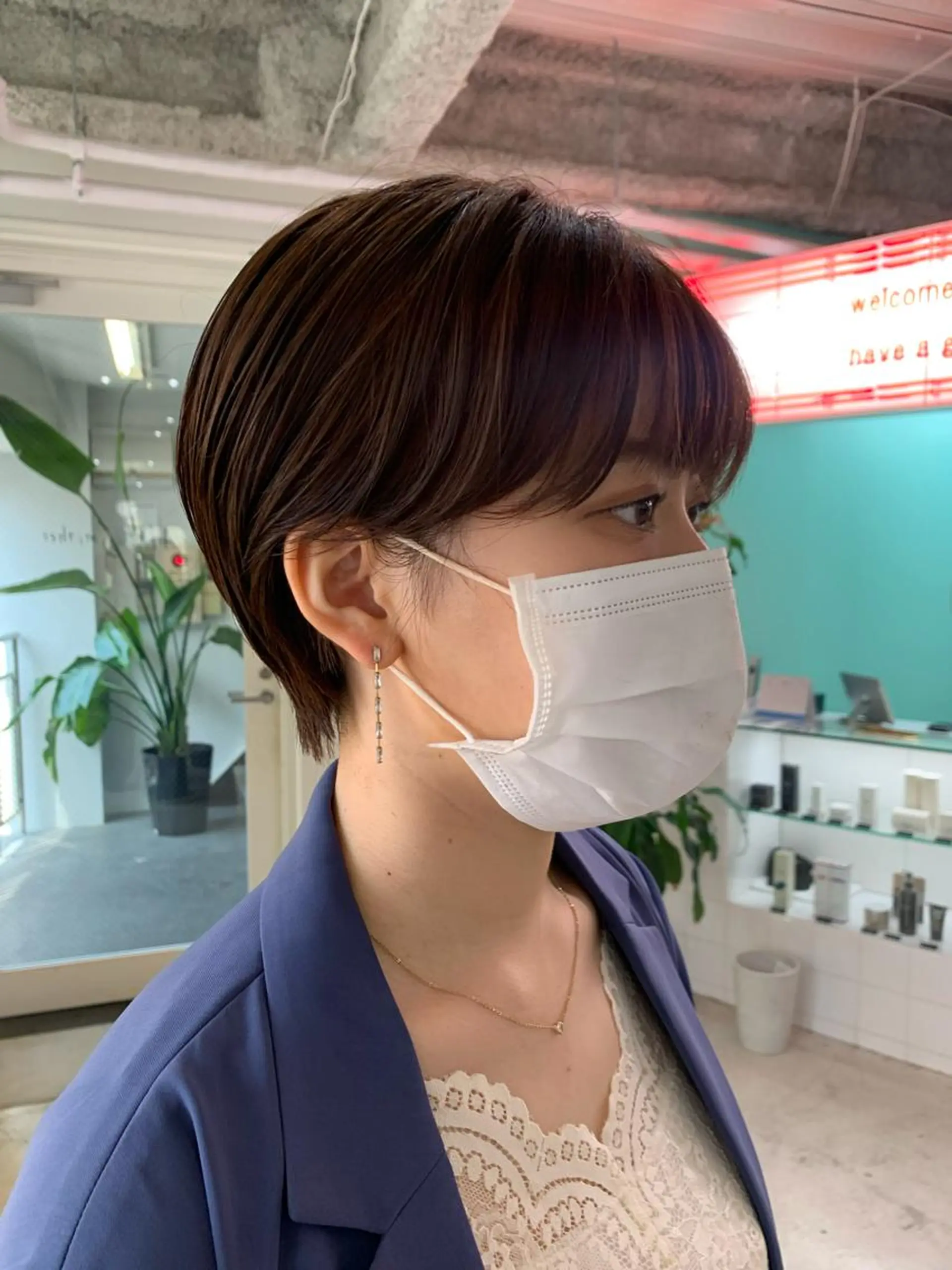 ショート ヘアアレンジ カット 🧨ブリーチー×ボブ レイヤー💎じゅえるのヘアスタイル