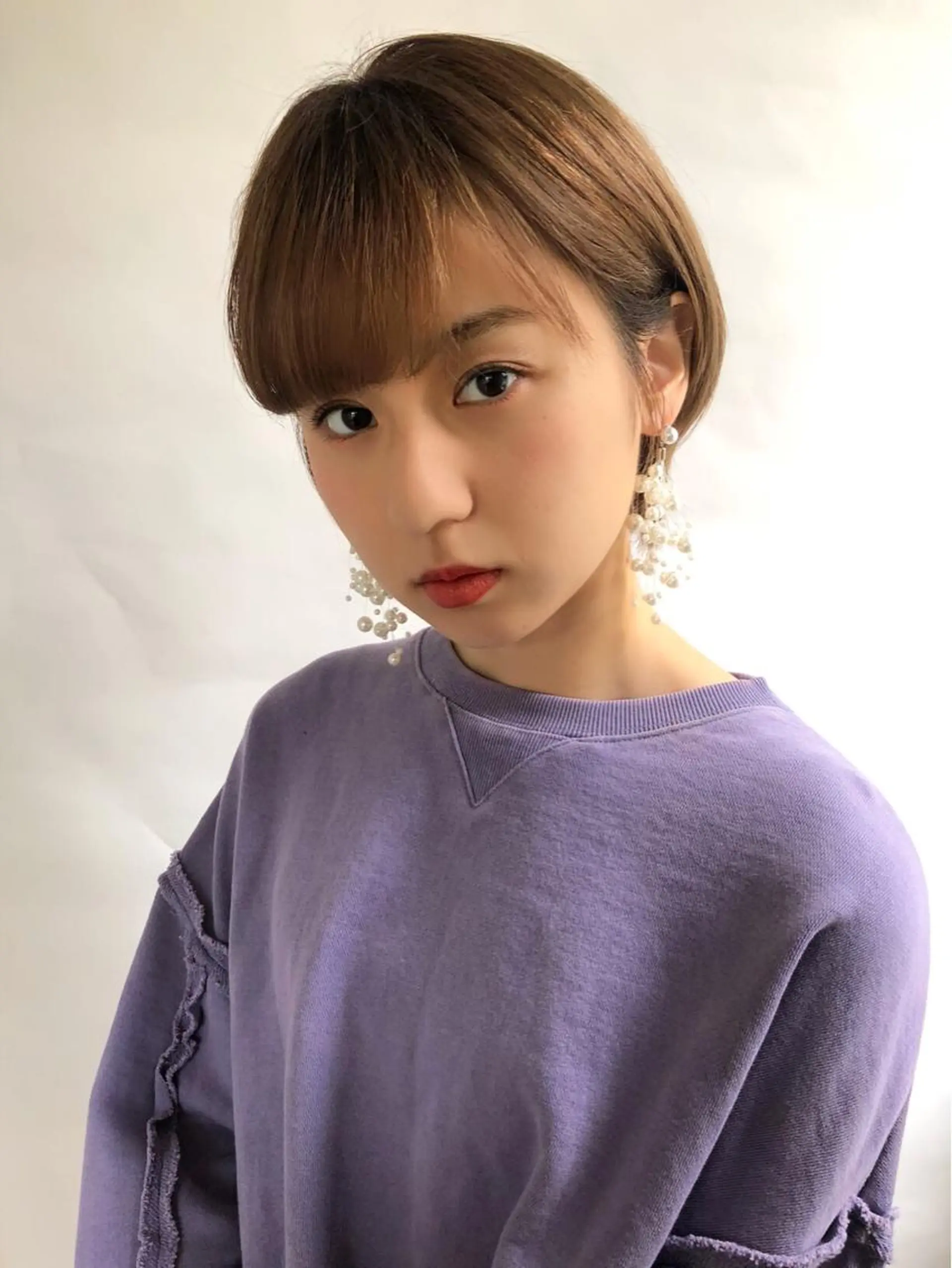 ショート カラー ショートヘア 齋藤 咲のヘアスタイル