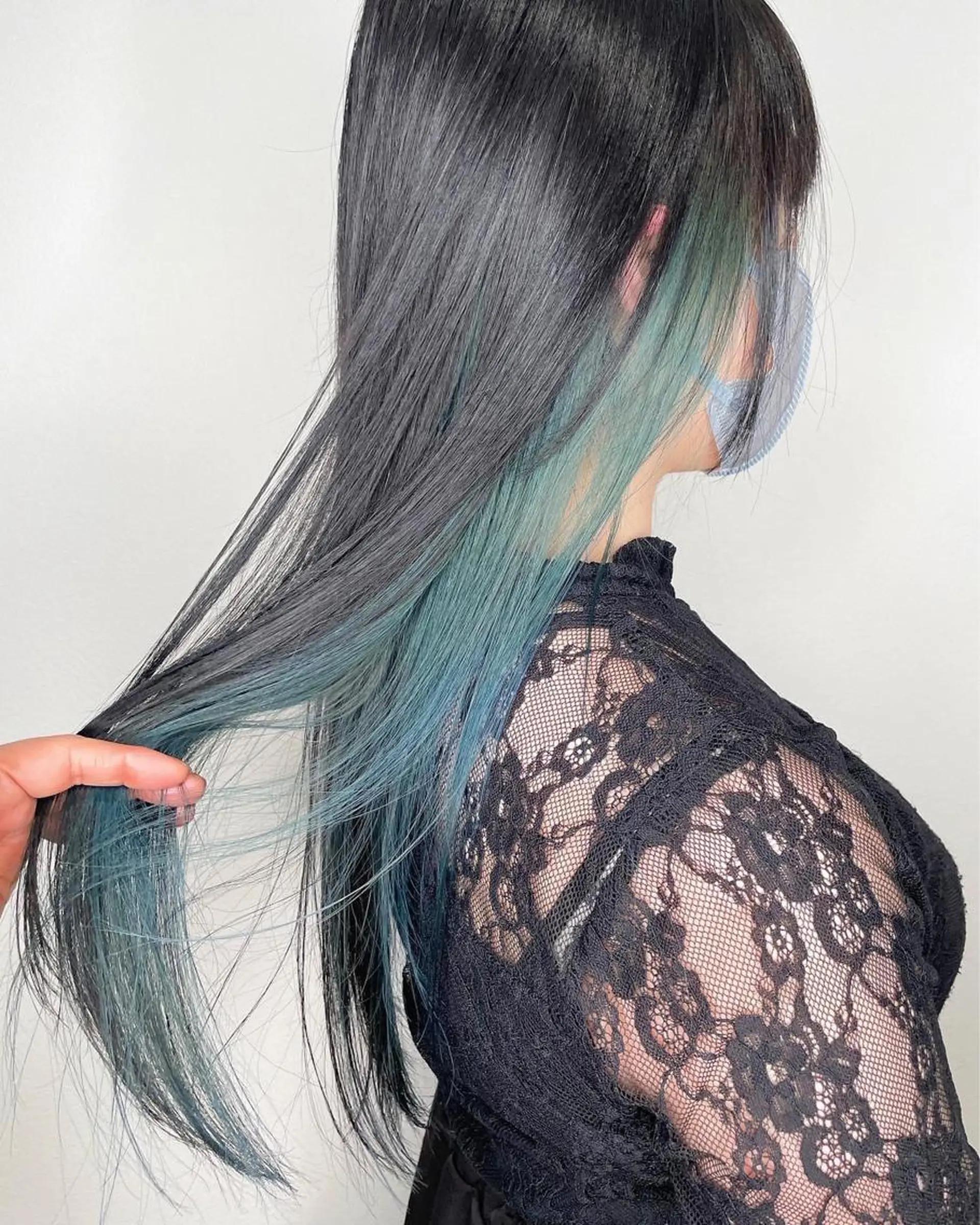 ロング カラー アッシュ インナーカラー 外国人風カラー レイヤーカット ヘアカラー トリートメント 河合秀明/ハイライト /インナーカラーのヘアスタイル
