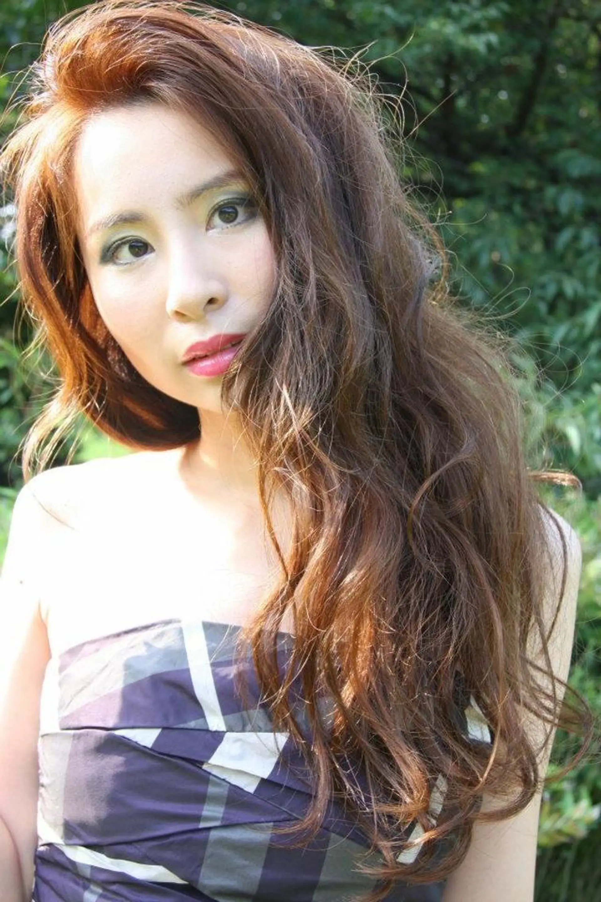 ロング カラー パーマ 田中 奈布のヘアスタイル