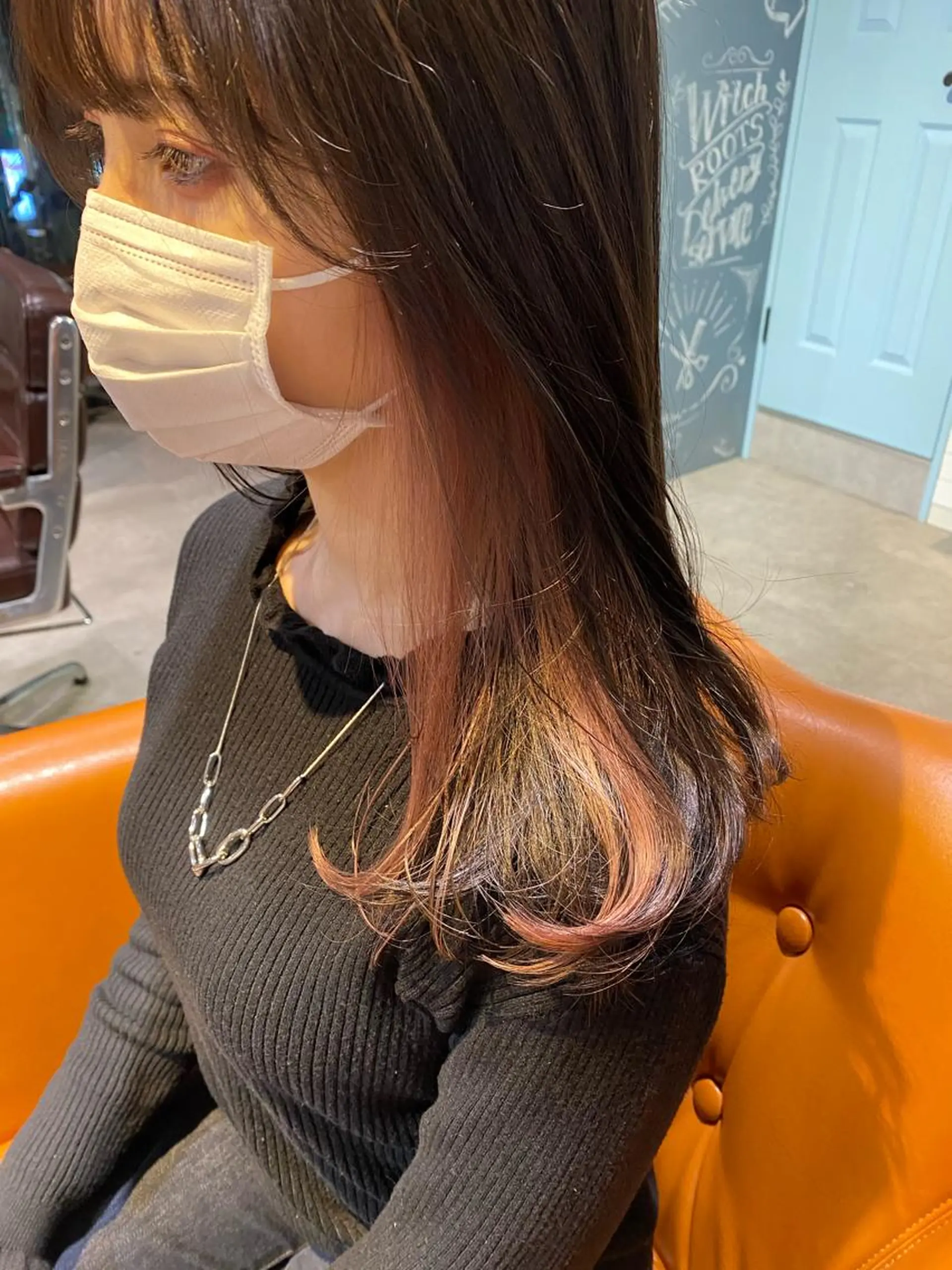 セミロング GO TODAY SHAiRE SALON 原宿Stella店所属・𓍯柔らかhair 𓍯 yukinoのヘアスタイル