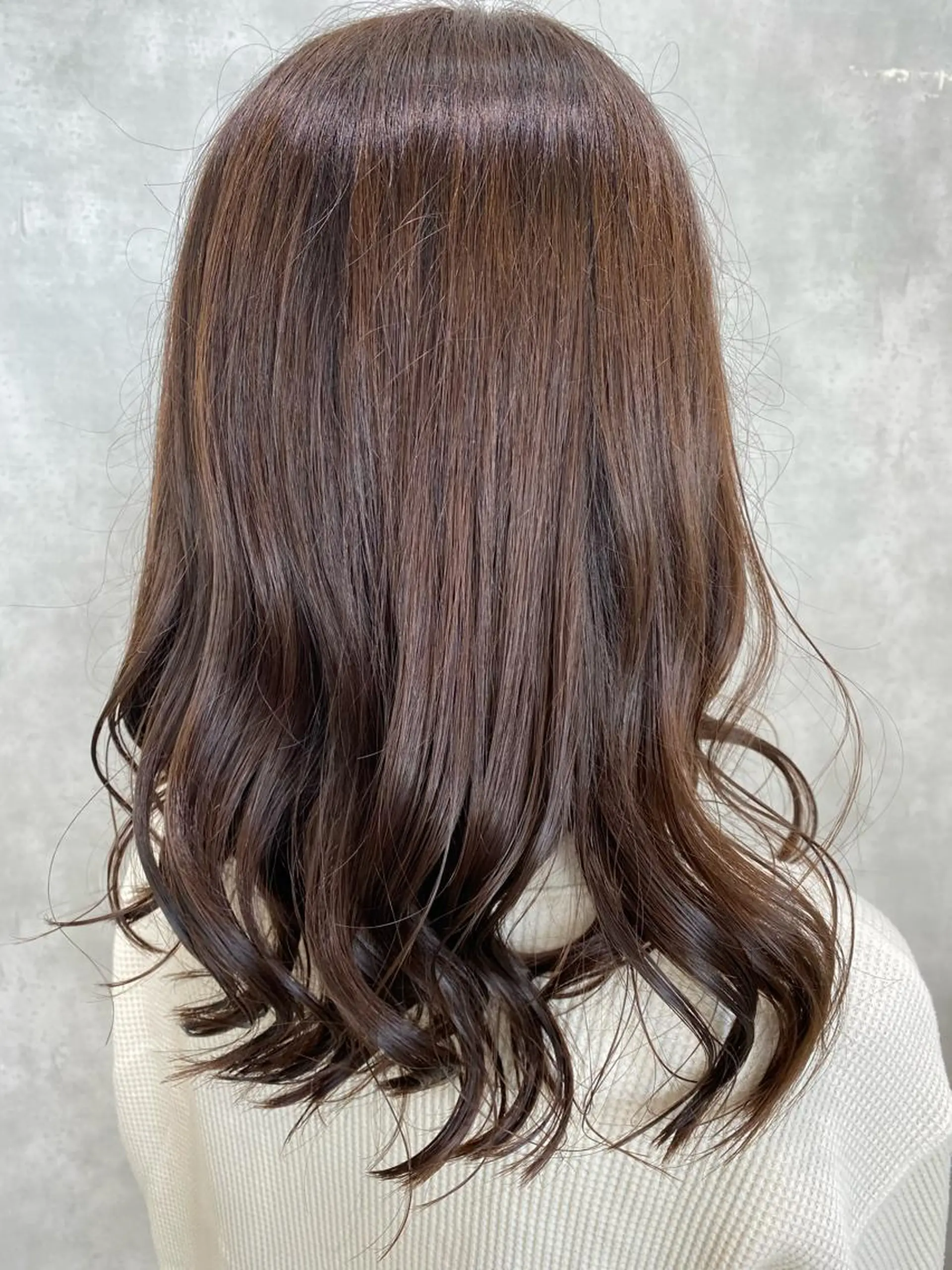 ミディアム ヘアカラー トリートメント ROSEL 沢津橋  楓のヘアスタイル